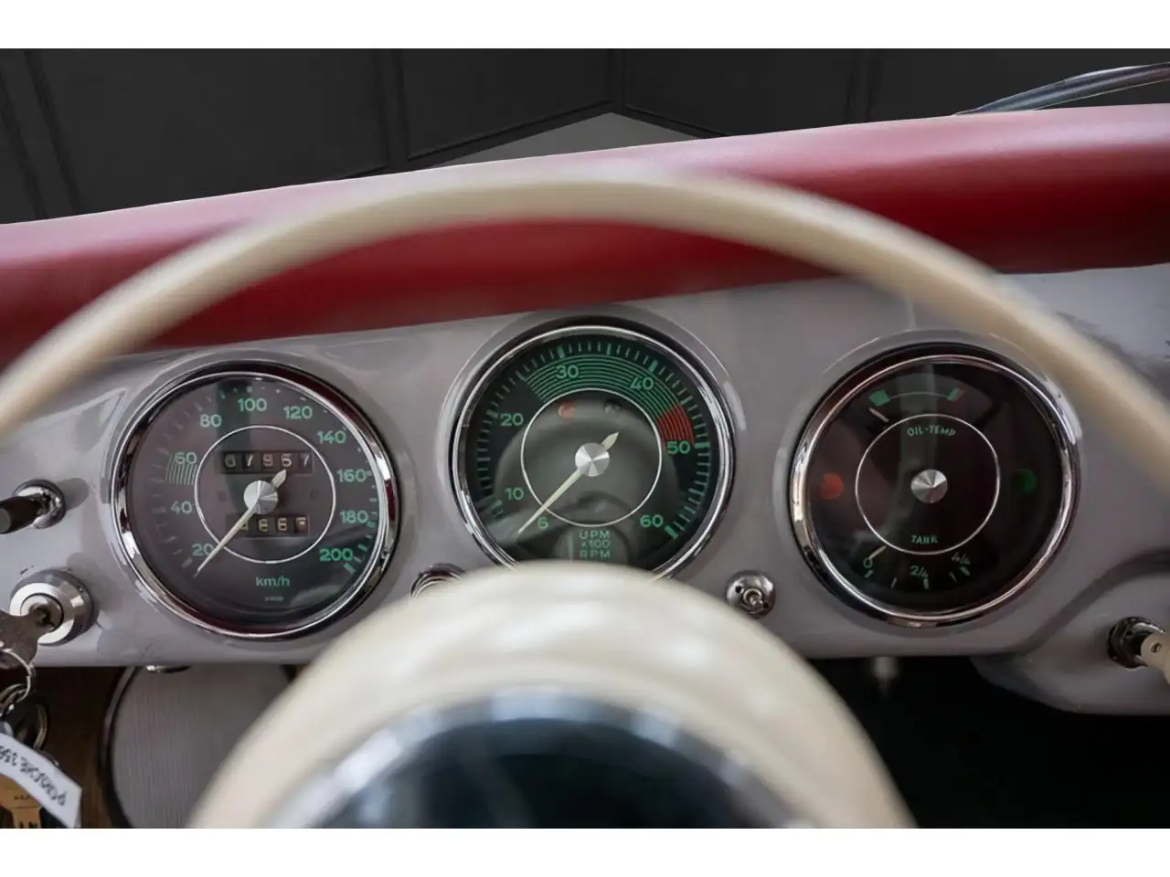 Porsche 356 T2 COUPE BY REUTTER - RESTAUREE - 1958 - FAIBLE KILOMETRAGE - 60cv, foto 10