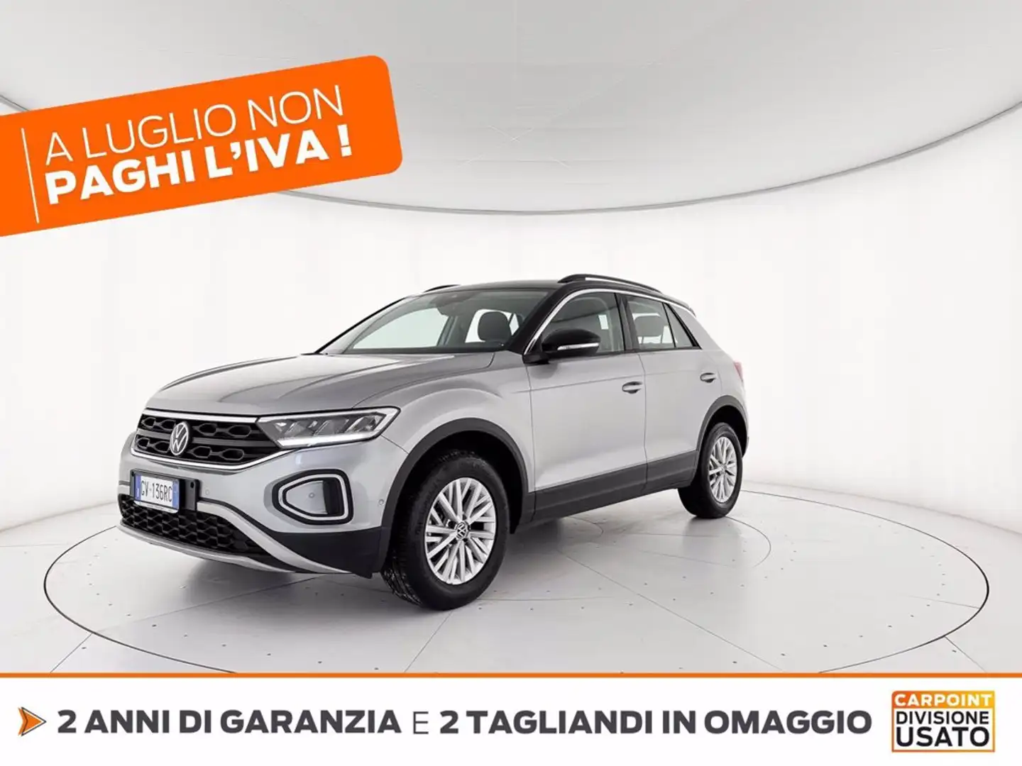 Volkswagen T-Roc 1.5 tsi life dsg Gris - 1