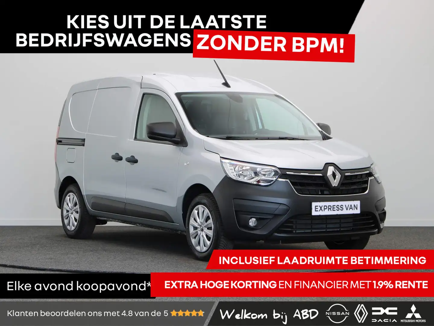 Renault Express 1.5 dCi 75pk Comfort + | BPM Voordeel | Hoge korti Šedá - 1