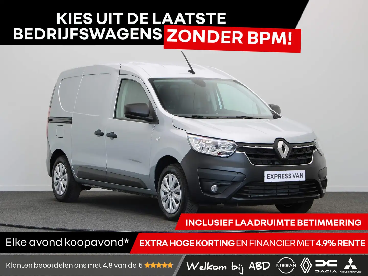 Renault Express 1.5 dCi 75pk Comfort + | BPM Voordeel | Hoge korti Argent - 1