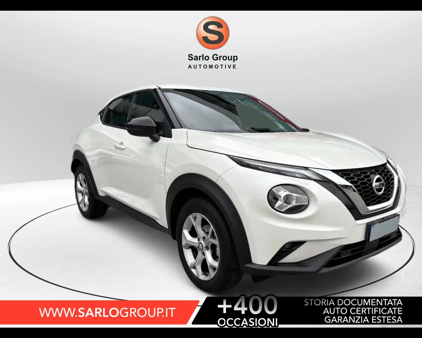 Nissan Juke 1.0 DIG-T N-Connecta Blanc - 1