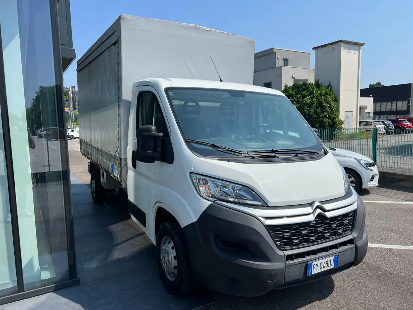 Citroen Jumper 35 BlueHDi 160 PLM Cassonato Telonato Blanc - 2