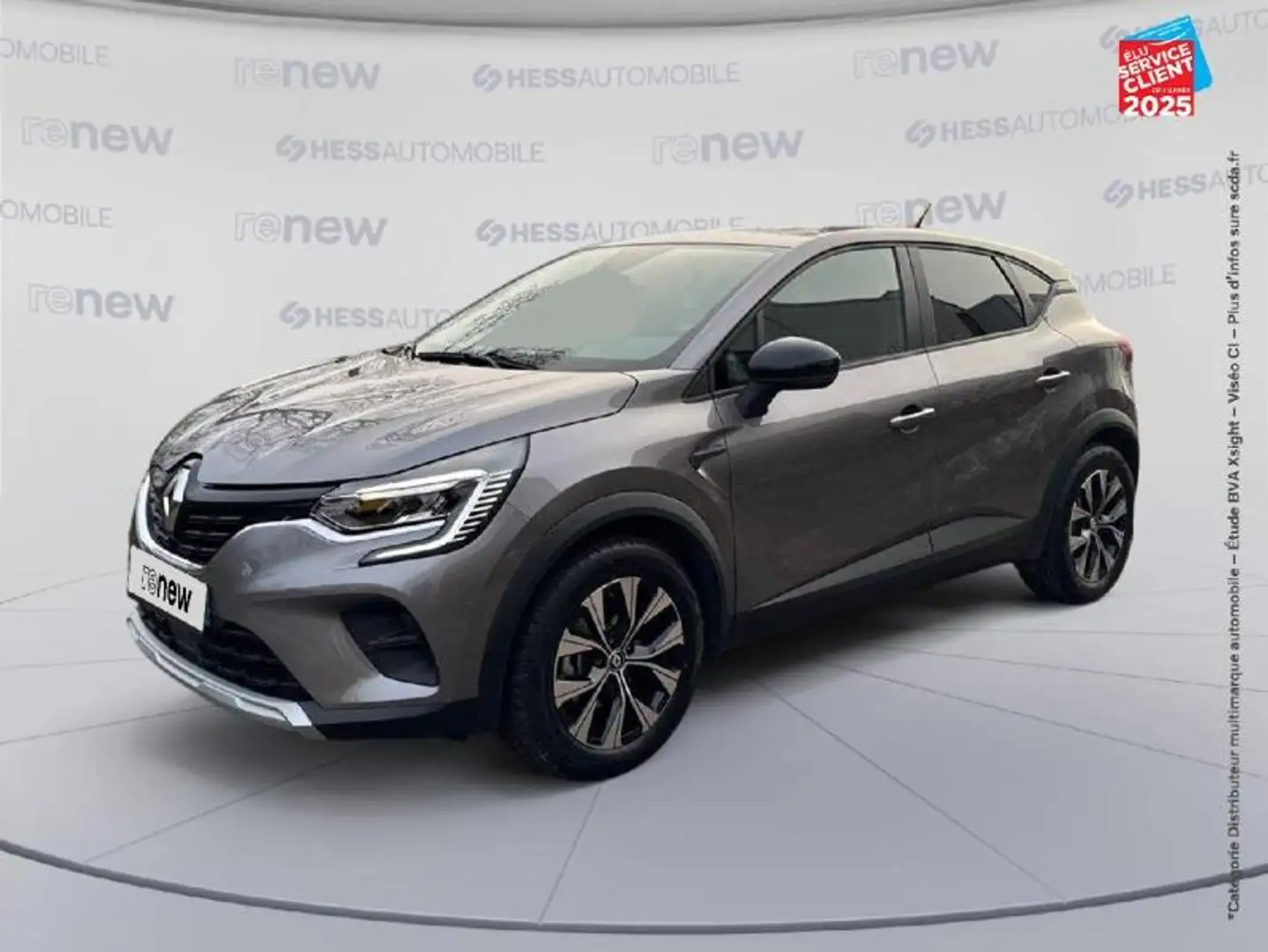Renault Captur 1.6 E-Tech hybride 145ch Evolution Gris - 1