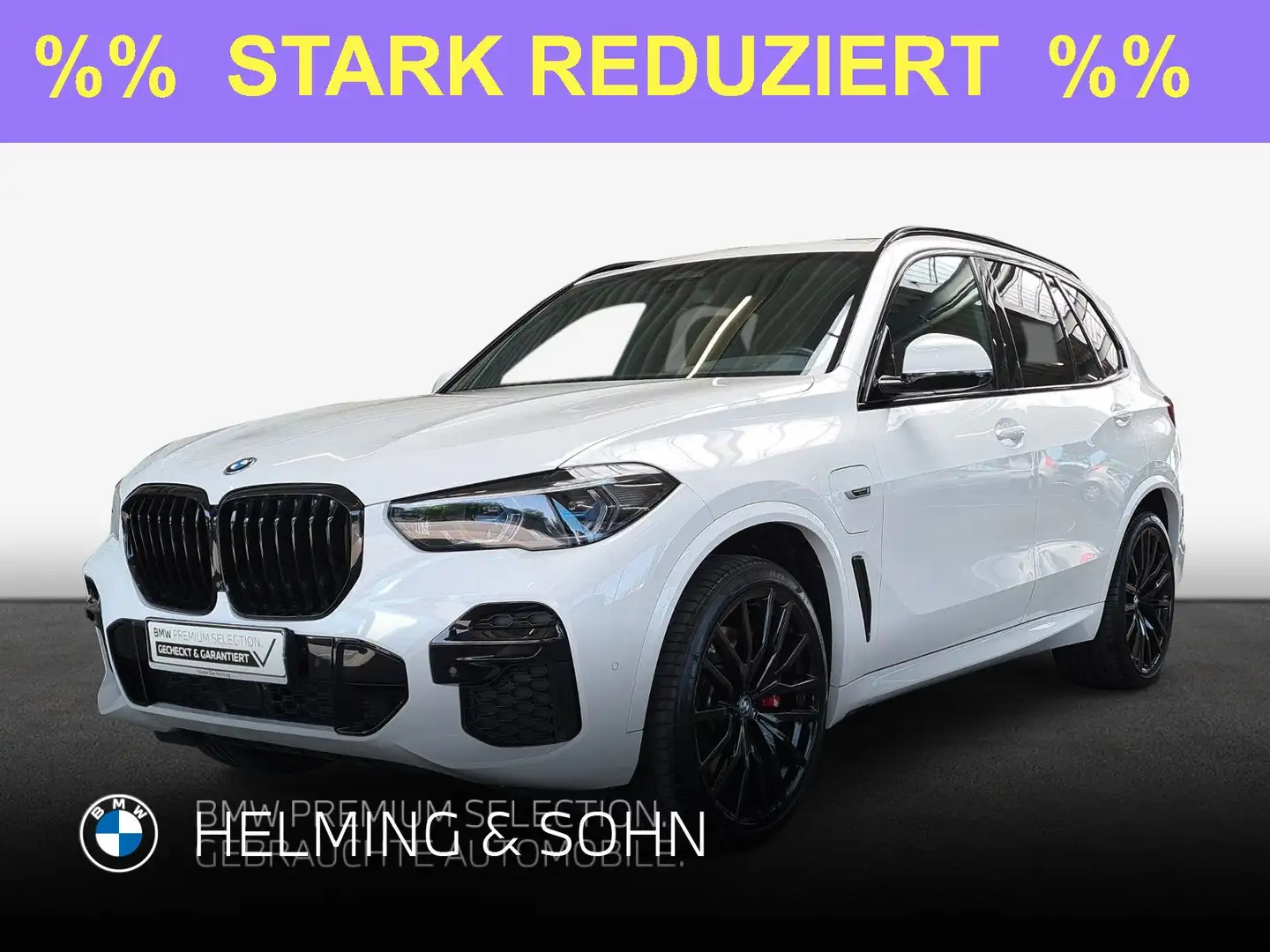 BMW X5 xDrive45e M-Sport Laser Head-Up HiFi DAB AHK Komfo Wit - 1