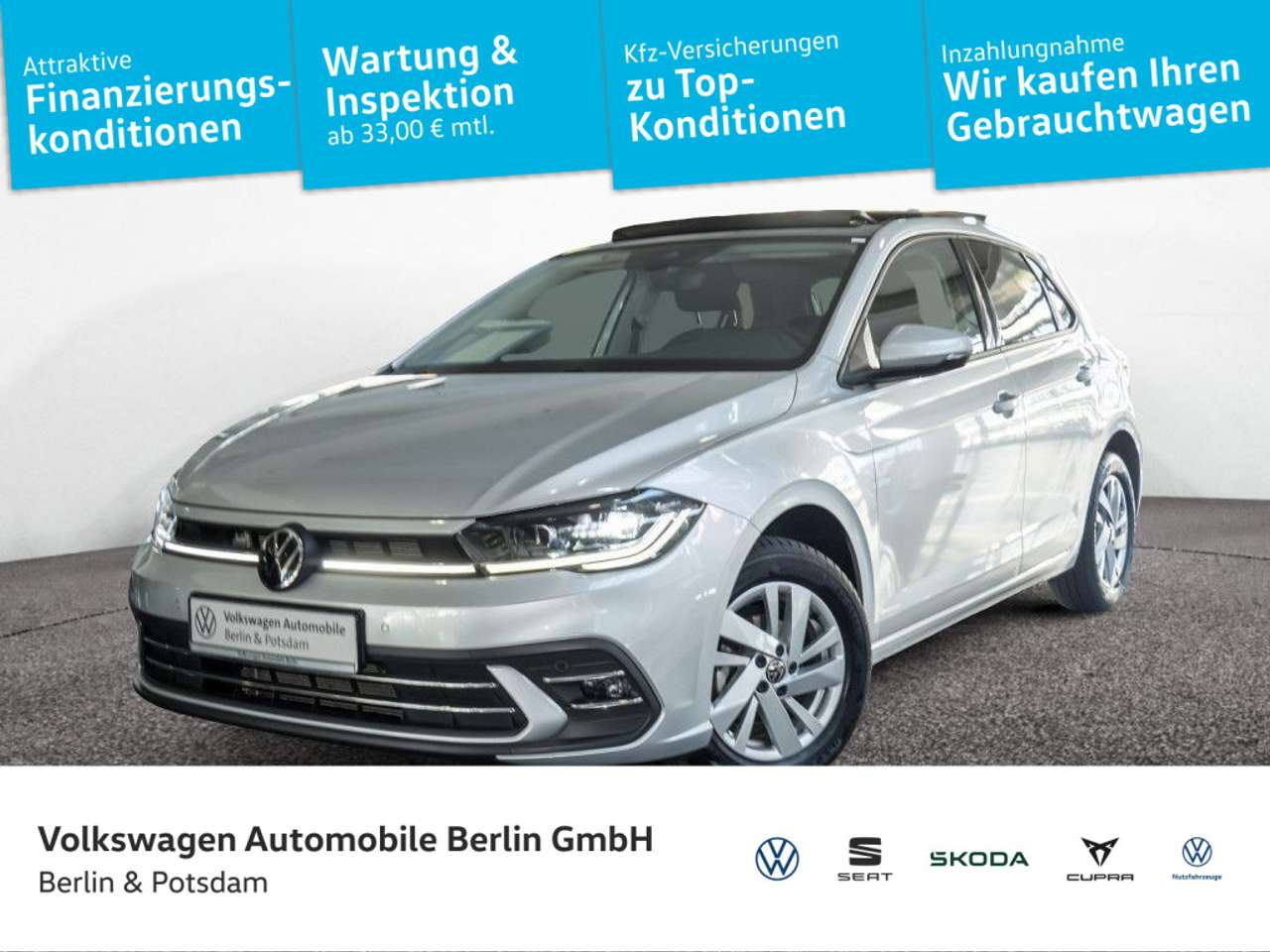Volkswagen Polo 2024 — 1.0 TSI DSG Style Navi Pano Kamera ACC