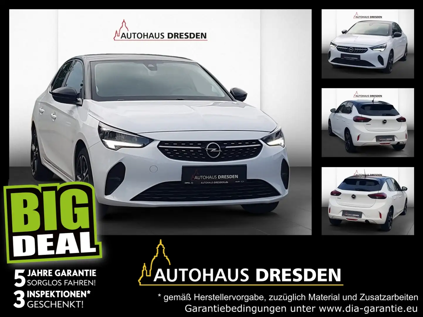 Opel Corsa F 1.2 Elegance *LED*DAB*SHZ*KLIMA-AT* Weiß - 1