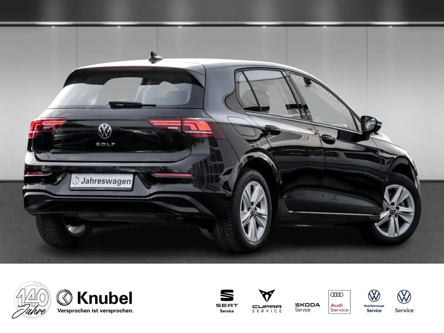 Volkswagen Golf VIII Life 1.5 TSI LED/NAVI/AHK/ACC/GJR Noir - 2