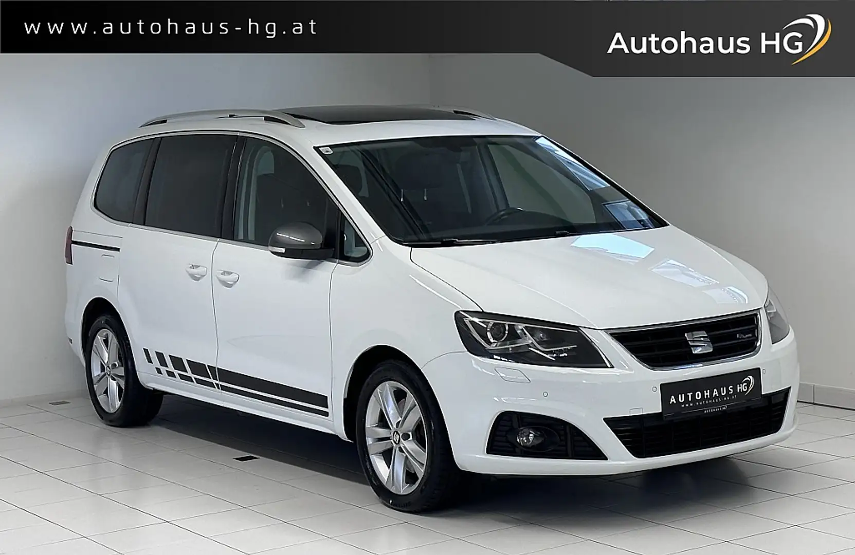 SEAT Alhambra FR 2,0 TDI CR 4WD*PANO*R-KAMERA*7-Sitzer* Weiß - 1