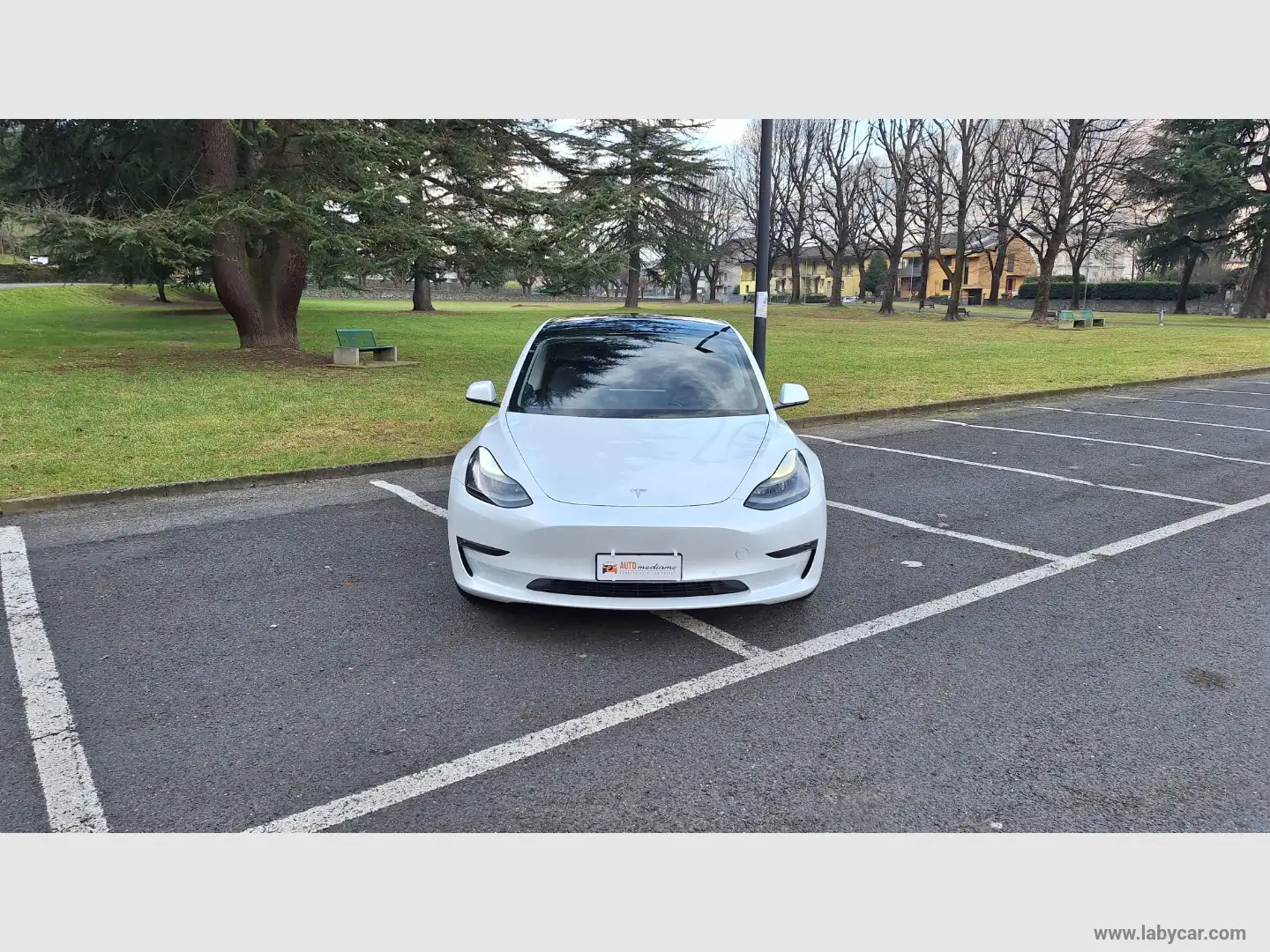 Tesla Model 3 Long Range Dual Motor AWD 4X4 POMPA CALORE + SENSO Weiß - 2