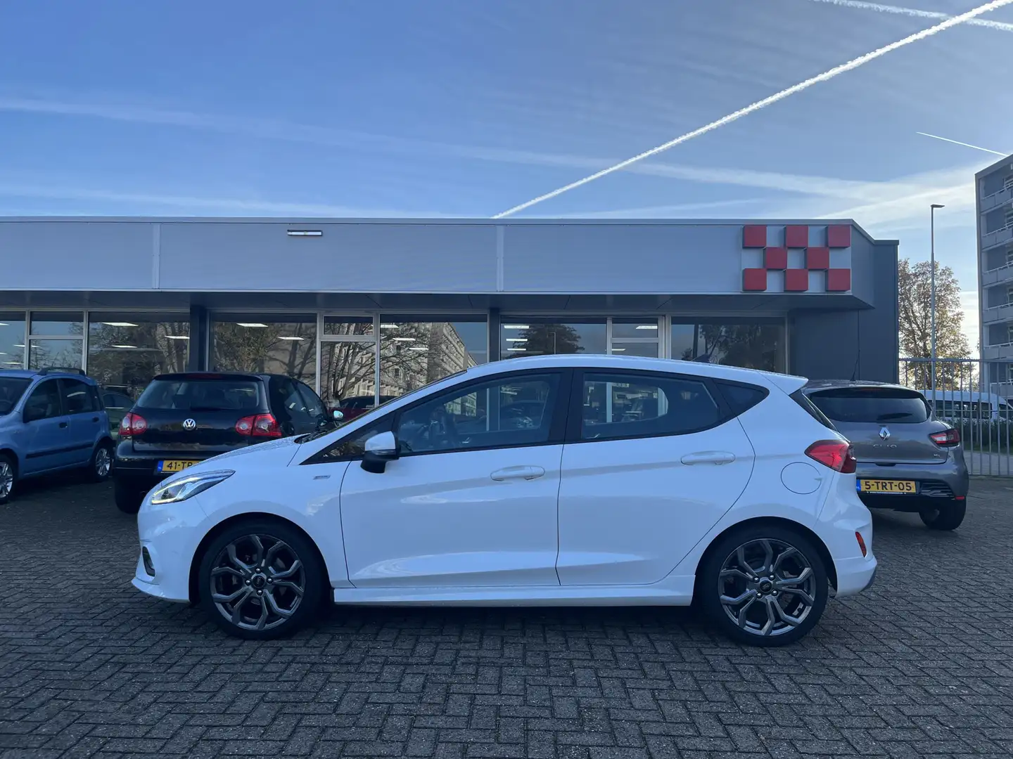 Ford Fiesta 1.0 EcoBoost ST-Line Lmv Applecarplay Klima Cruise Blanc - 2