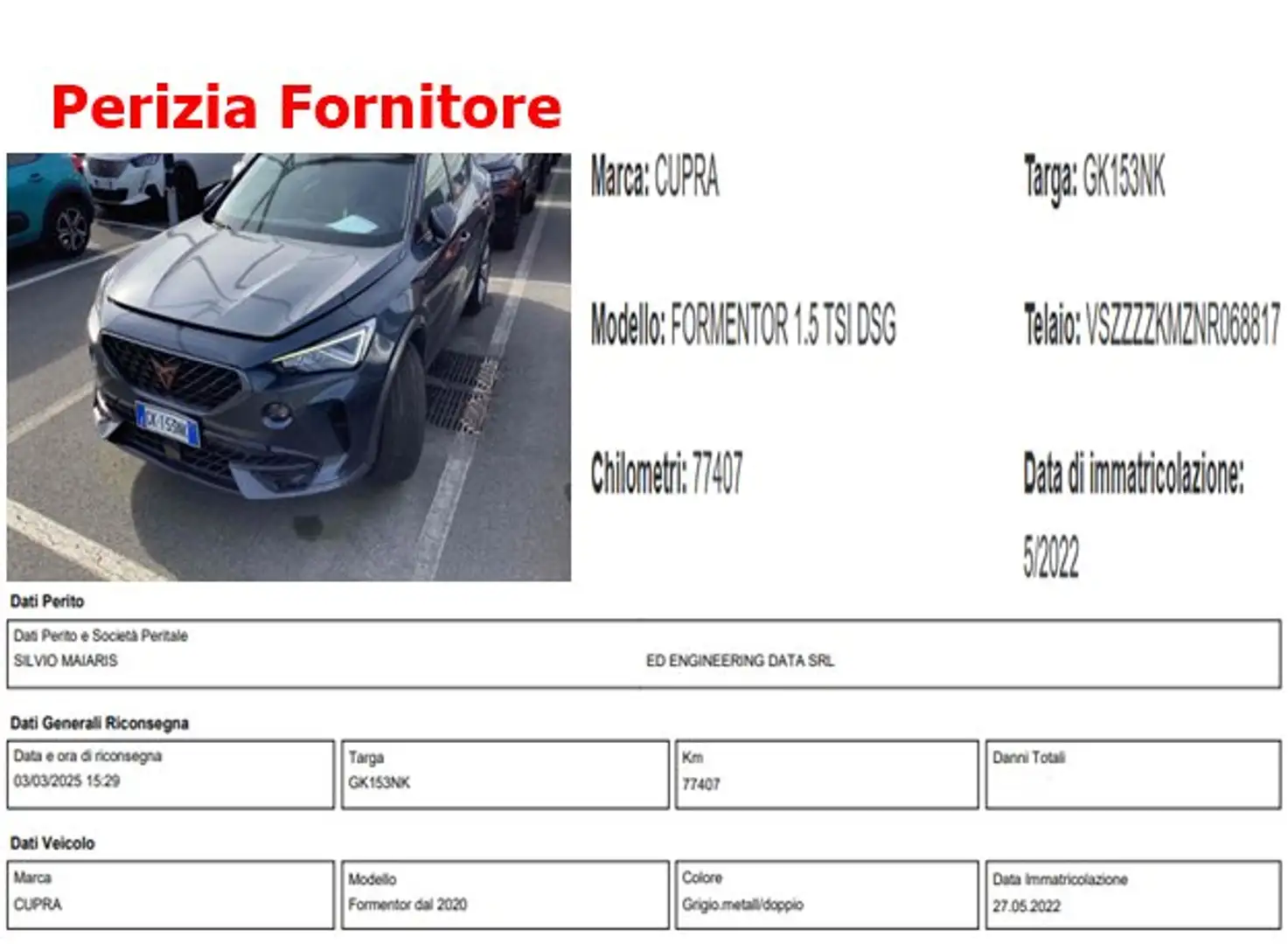 CUPRA Formentor Formentor 1.5 tsi 150cv dsg Grigio - 2