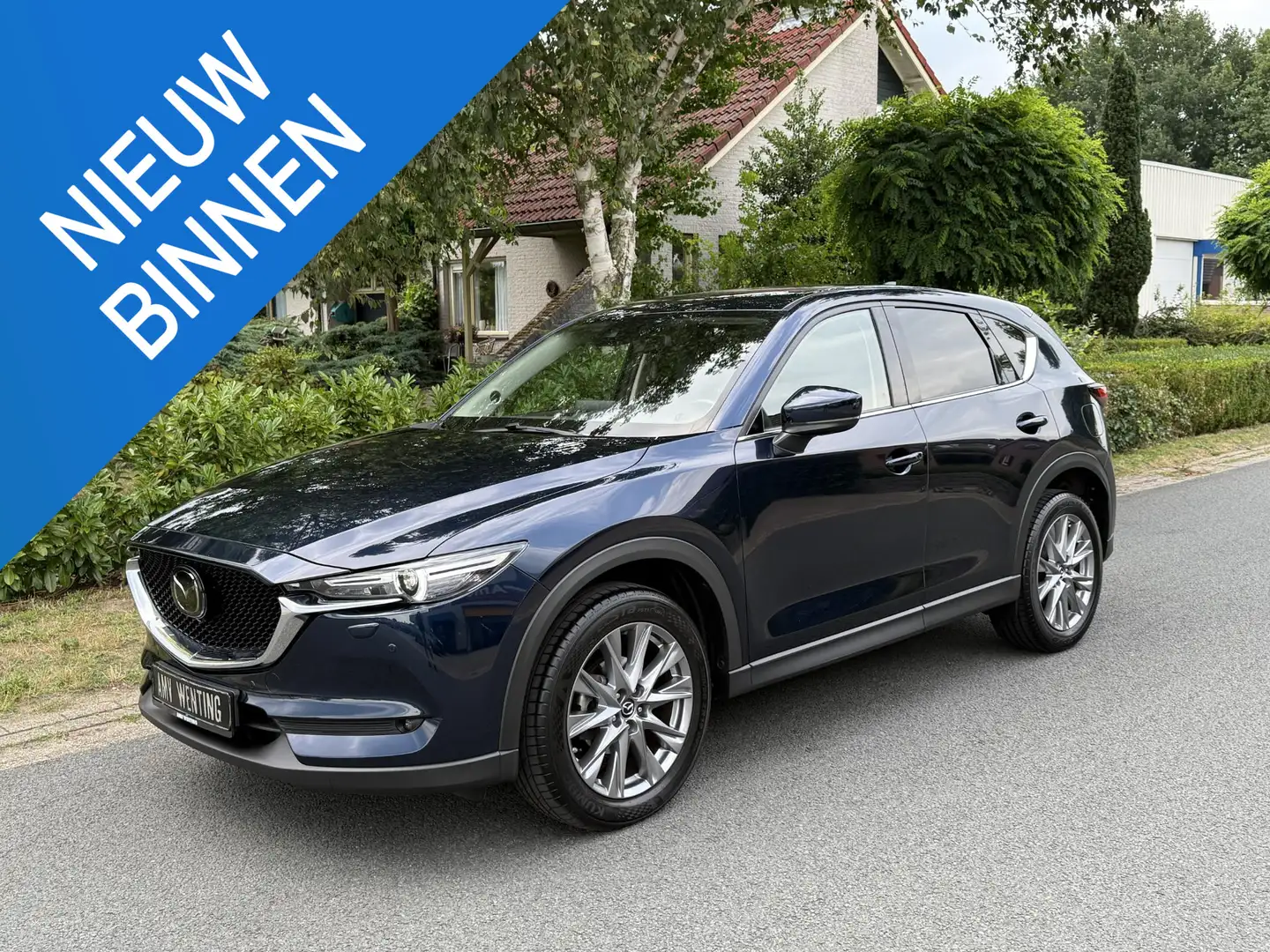 Mazda CX-5 2.5 4WD SkyActiv-G 194PK AUT Trekhaak•Leder Blauw - 1