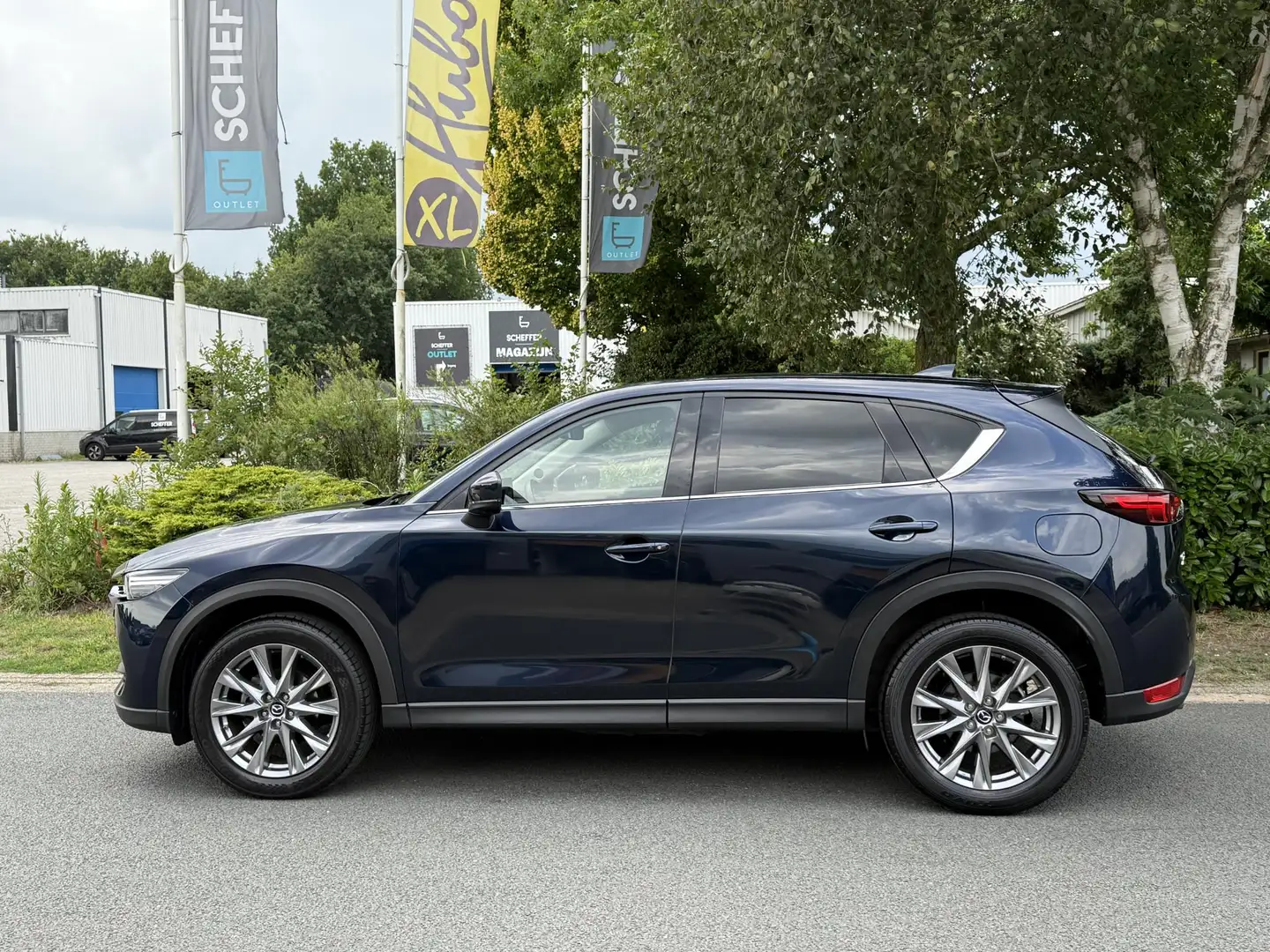 Mazda CX-5 2.5 4WD SkyActiv-G 194PK AUT Trekhaak•Leder Blauw - 2