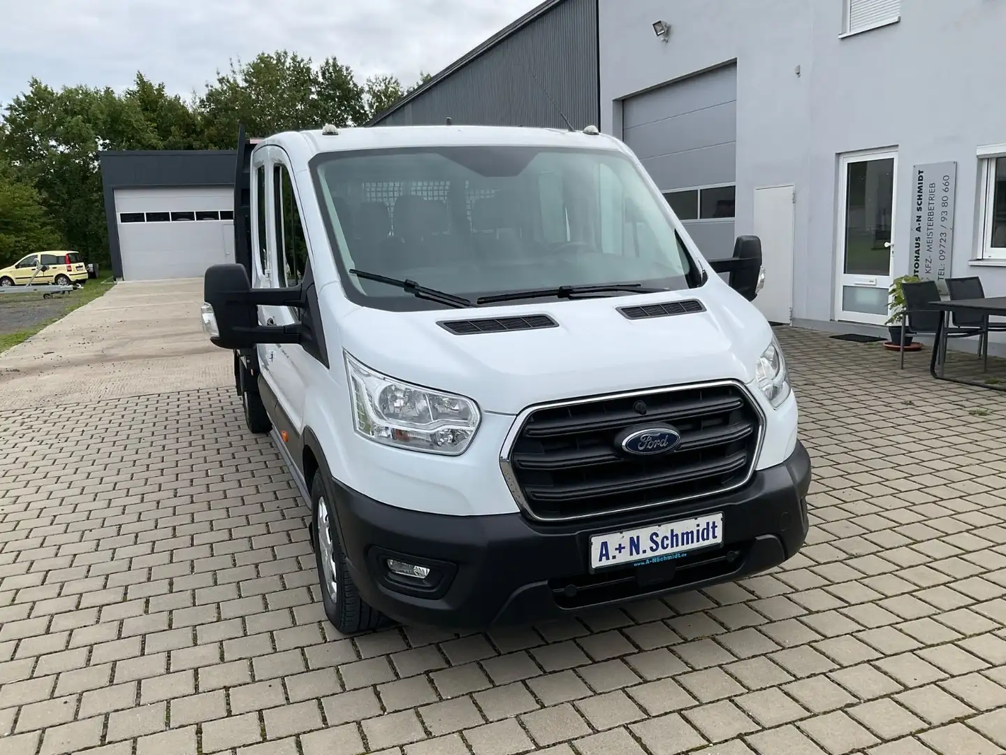 Ford Transit Pritsche 350 L5 Doka, Klima,Tempomat,DAB Weiß - 2