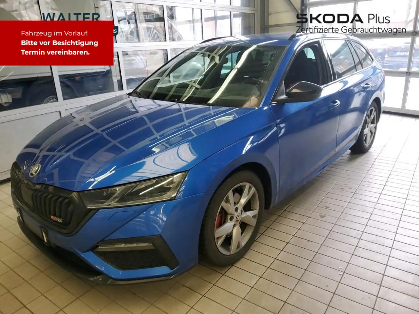 Skoda Octavia Combi 2.0 TDI DSG RS Navi Matrix AHK Blau - 2