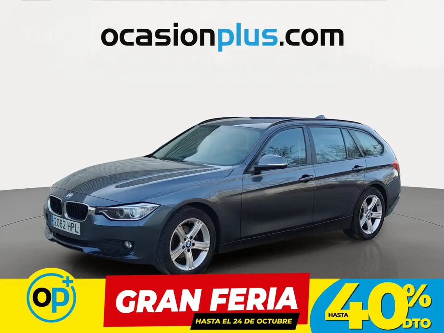 BMW 318 318d Touring (0.0) Gris - 1