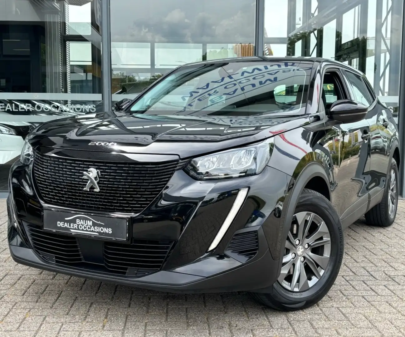 Peugeot 2008 1.2 PT ACTIVE PACK AIRCO CRUISE CARPLAY PDC. Zwart - 1