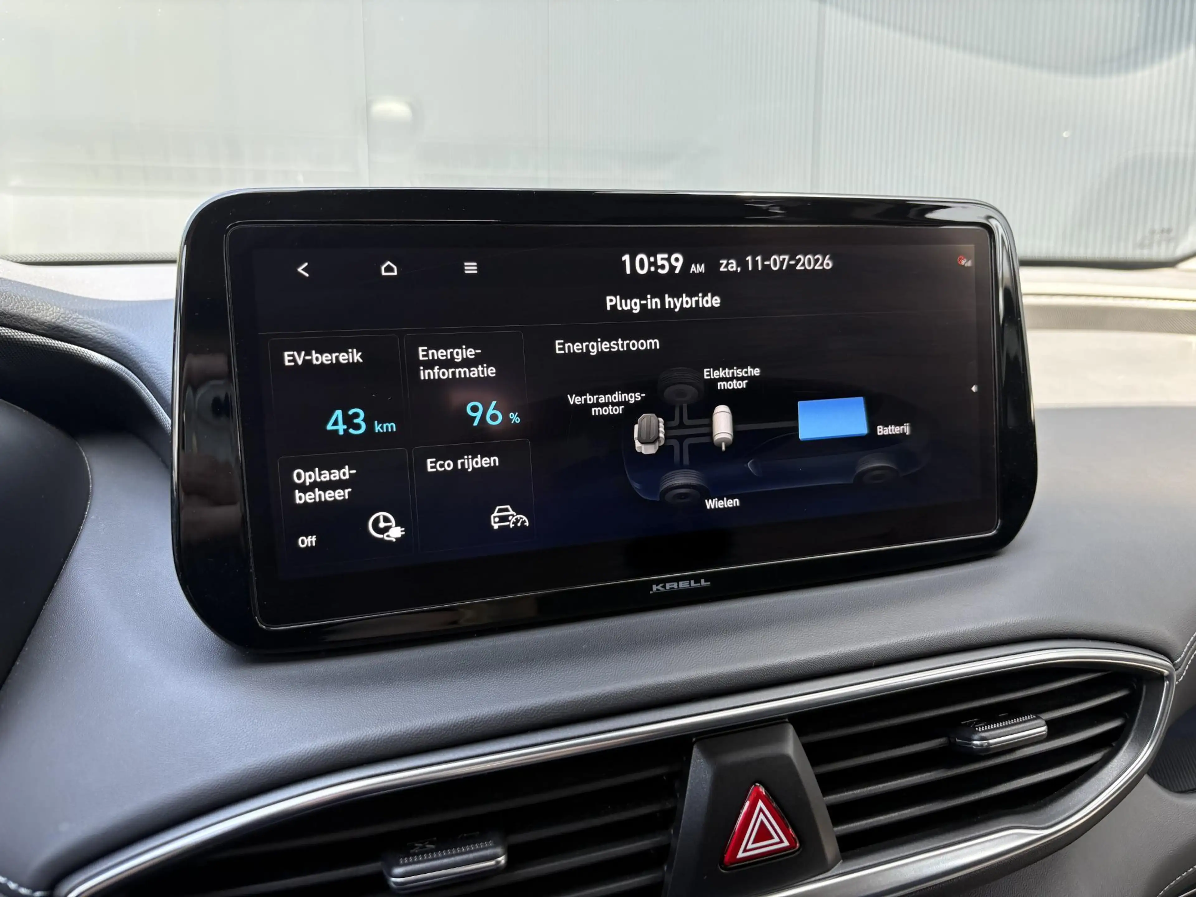 Hyundai SANTA FE 1.6 T-GDI PHEV Premium Sky 7p. SOH 100% / Elektris — photo 31