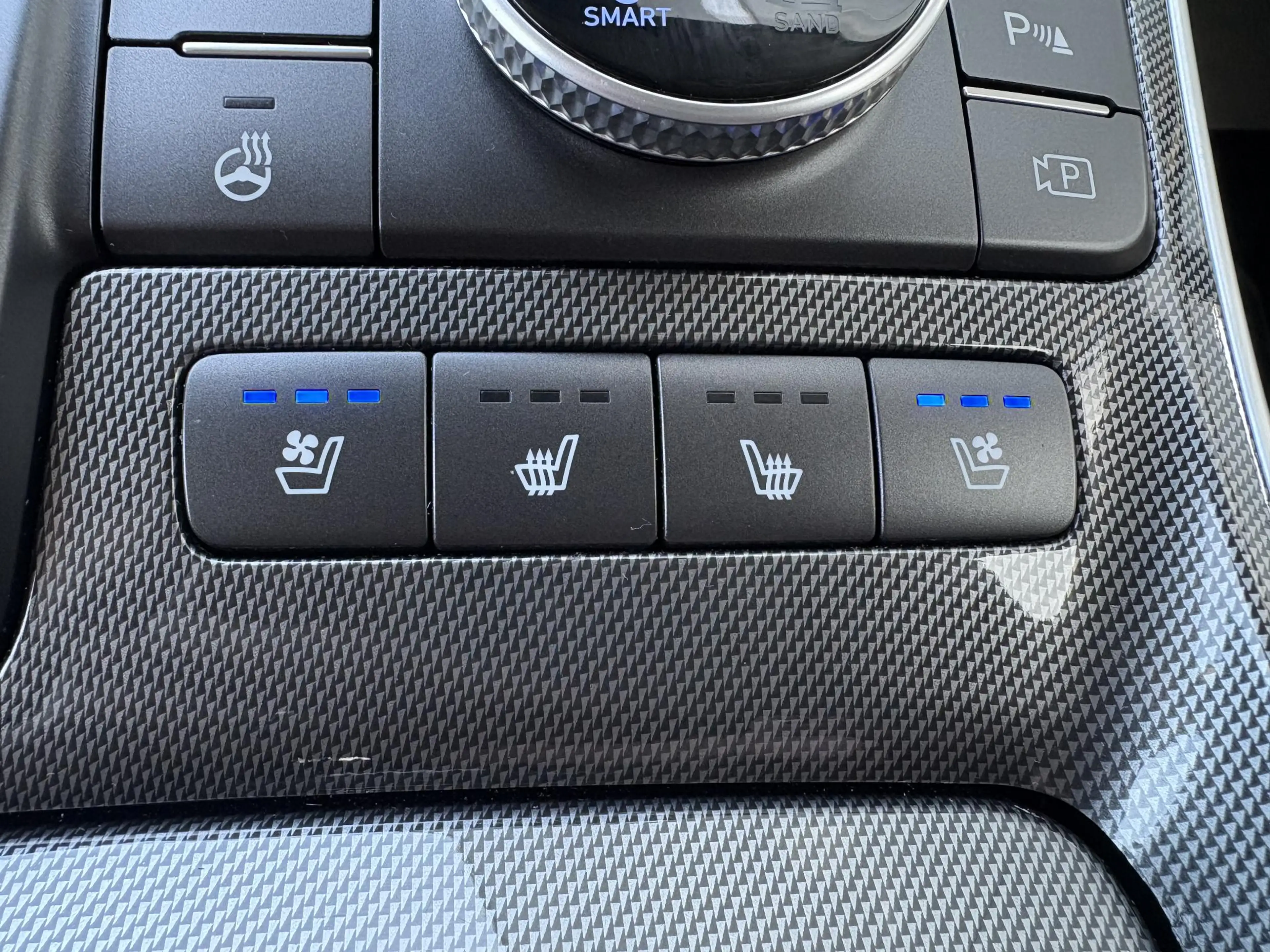 Hyundai SANTA FE 1.6 T-GDI PHEV Premium Sky 7p. SOH 100% / Elektris — photo 22