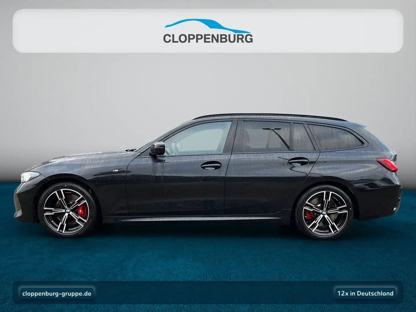 BMW 320 i Touring G21 B48 Head-Up+AHK+Navi+360°+ACC Schwarz - 2