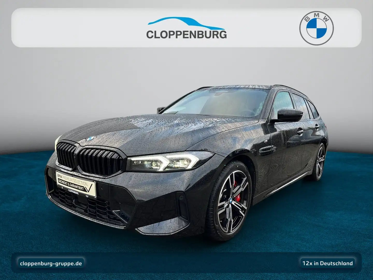 BMW 320 i Touring G21 B48 Head-Up+AHK+Navi+360°+ACC Schwarz - 1