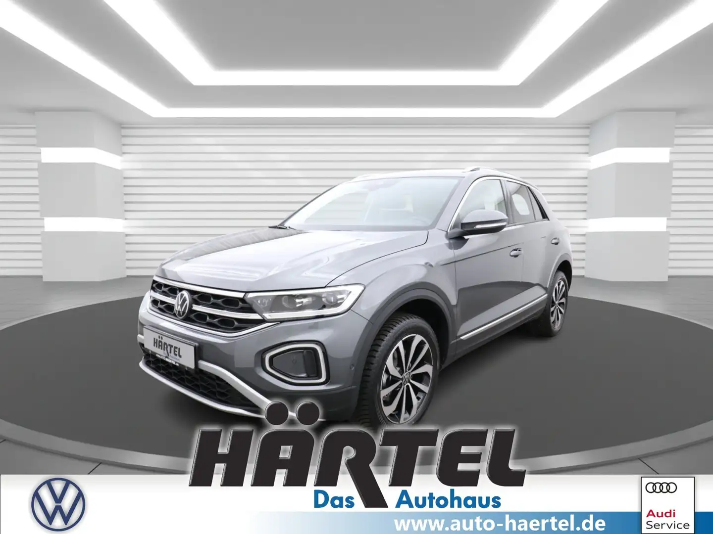 Volkswagen T-Roc STYLE 1.5 TSI DSG (+ACC-RADAR+NAVI+AHK) LED Grau - 1