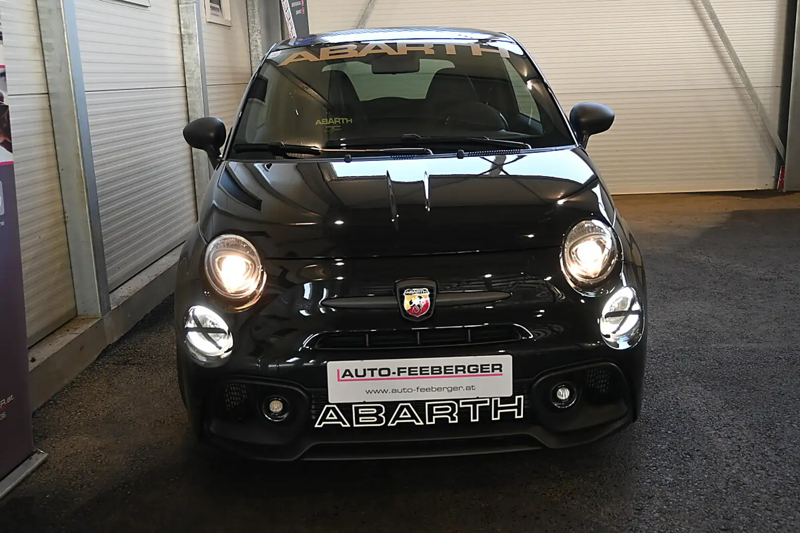 Abarth 500 1.4 T-Jet 16V 75 Anniversario; Gewindefahrwerk,... Schwarz - 2