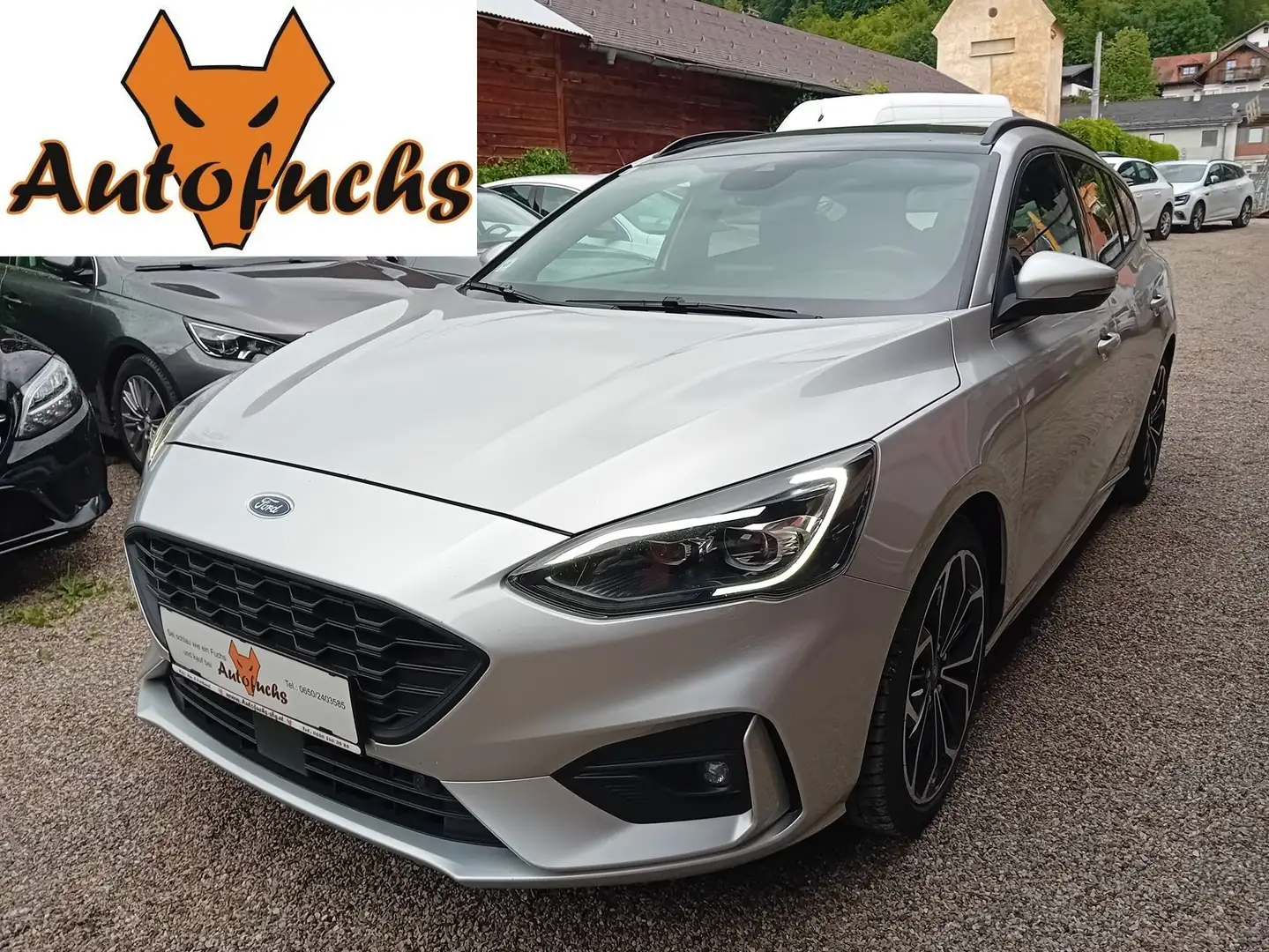 Ford Focus 2.0 TDCi ST-Line Traveller * Panorama, usw..* Silber - 1