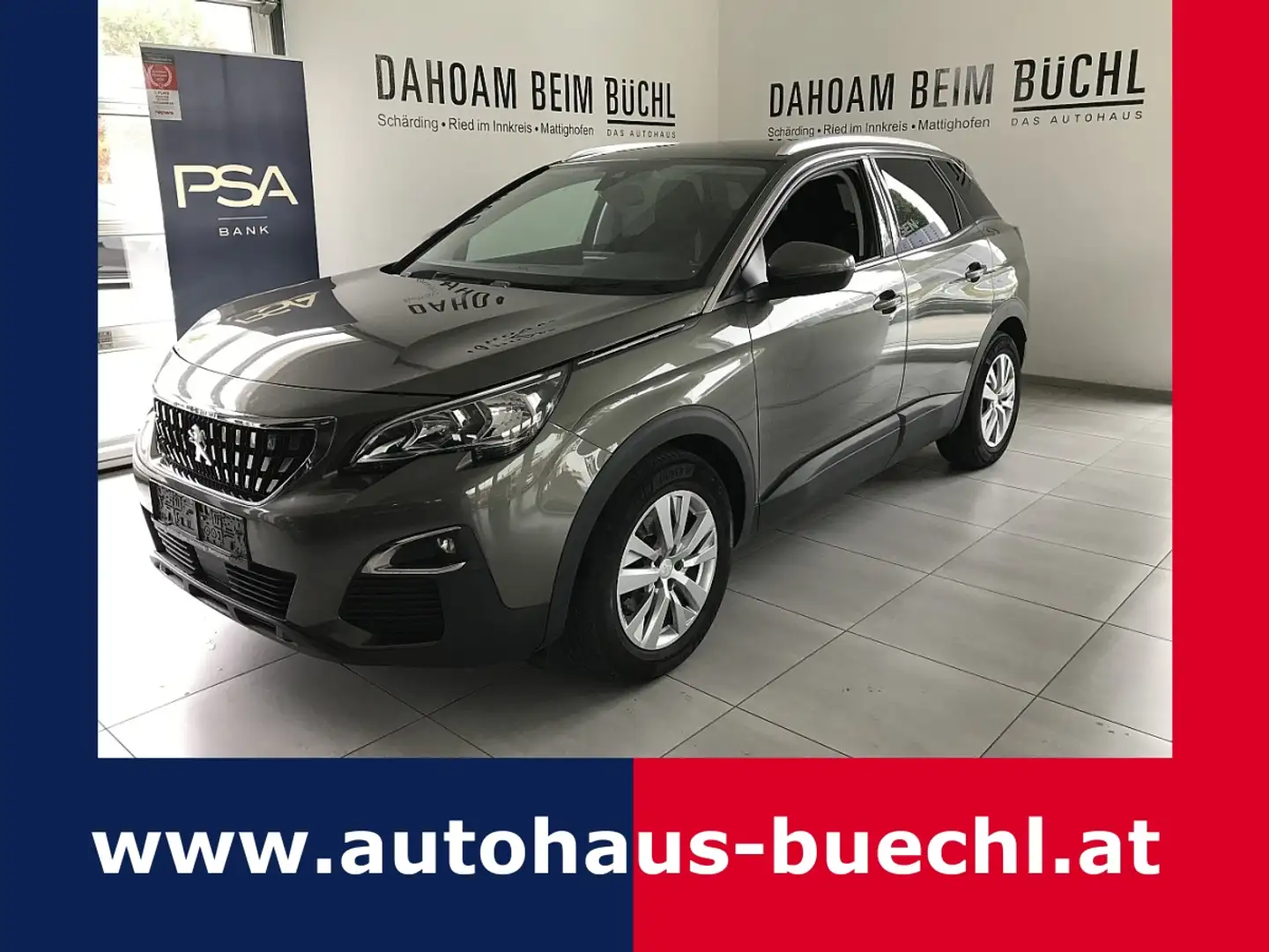 Peugeot 3008 1,5 BlueHDi 130 S&S 6-Gang Active Grau - 1