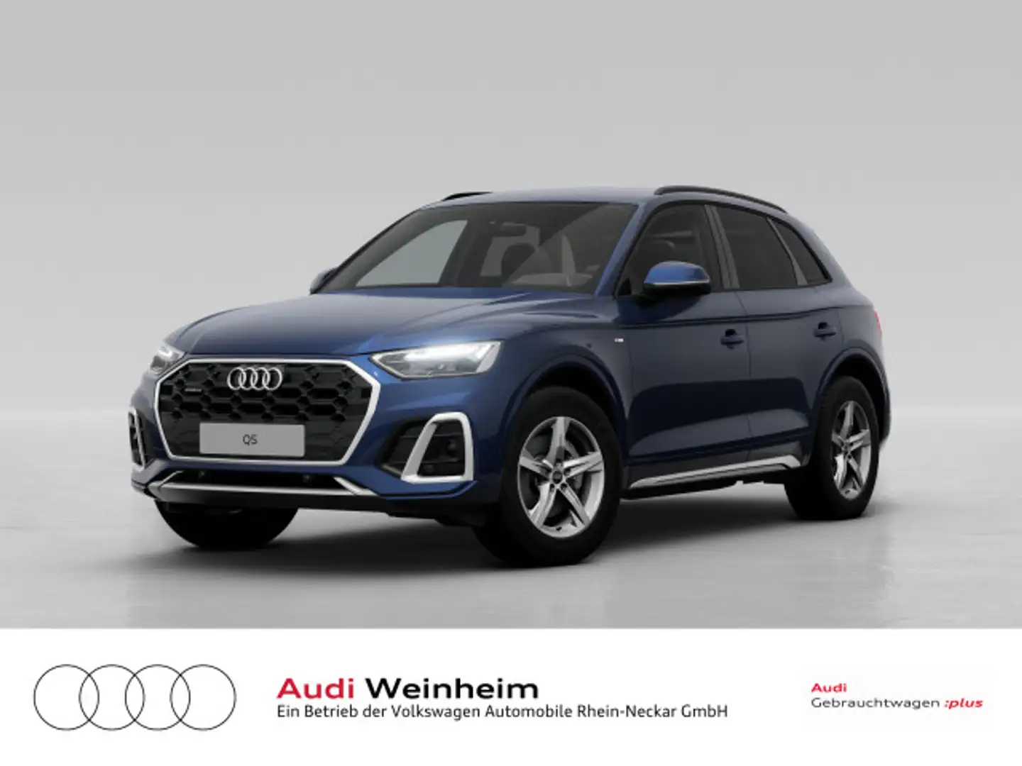 Audi Q5 40 TDI quattro S-Line LED Navi S-tronic Kamer Blauw - 2