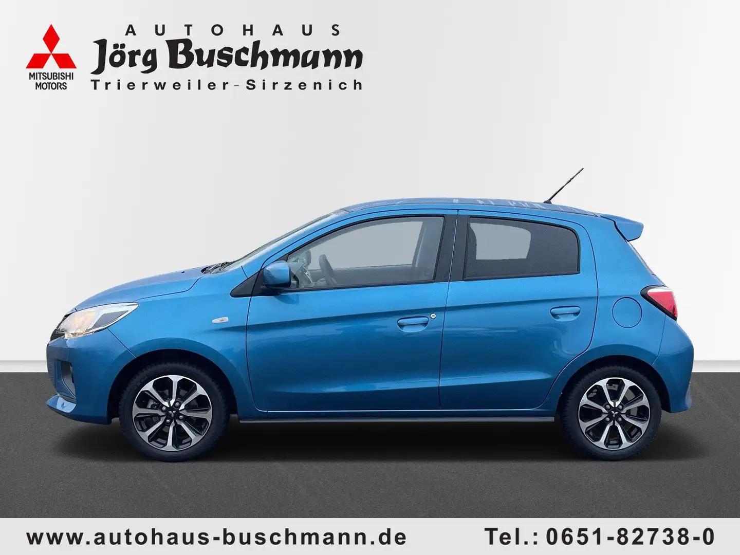 Mitsubishi Space Star 1,2 Select+ CVT, Klima,SHZ,RFK Blau - 2