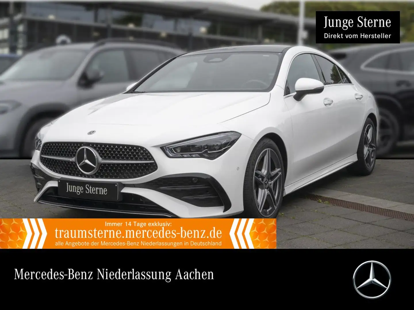 Mercedes-Benz CLA 200 AMG+PANO+MULTIBEAM+KAMERA+KEYLESS+7G Weiß - 1