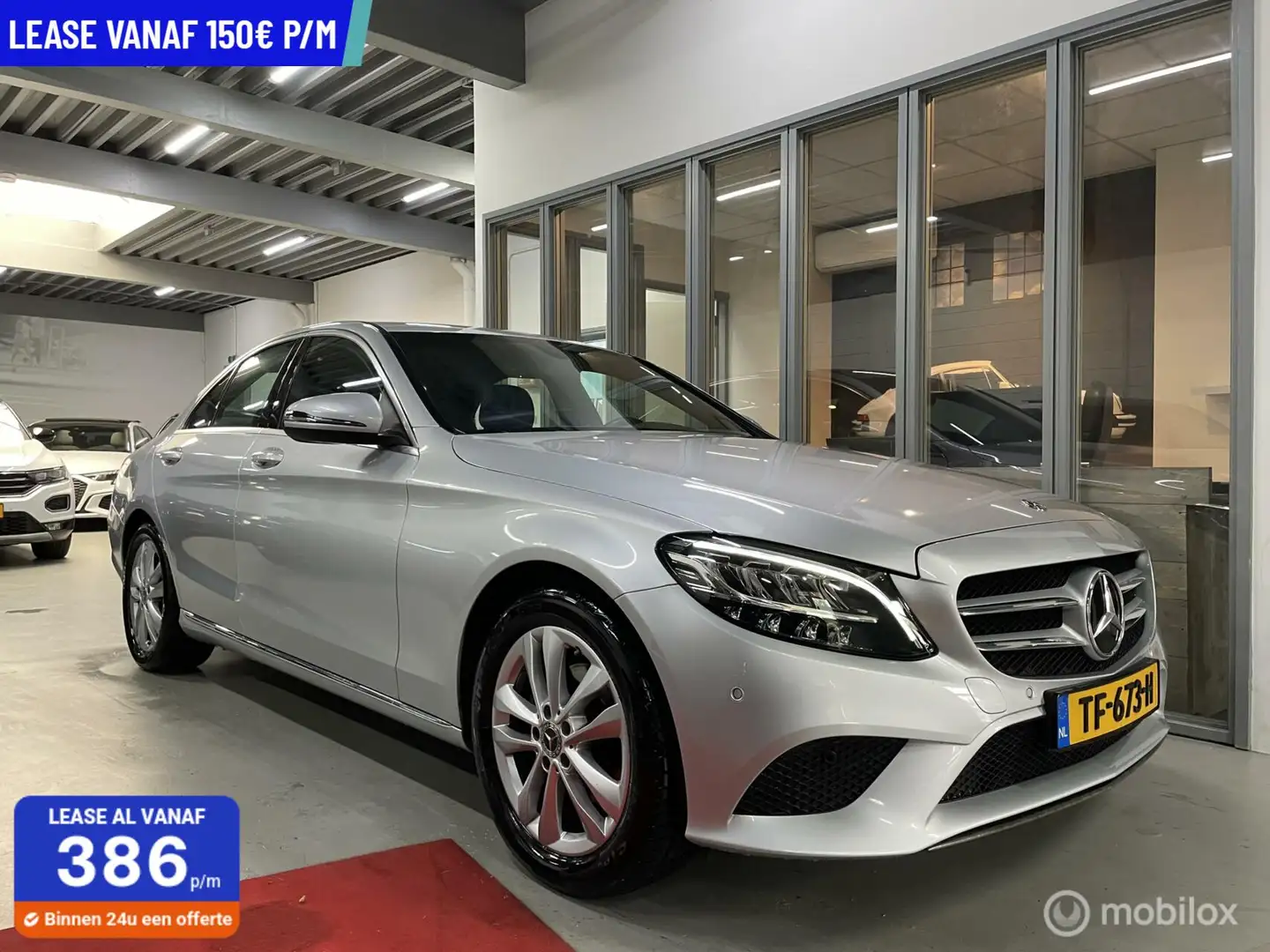 Mercedes-Benz C 180 AUTOMAAT NAVI CRUISE ZEER NETJES Business Solution Grigio - 1