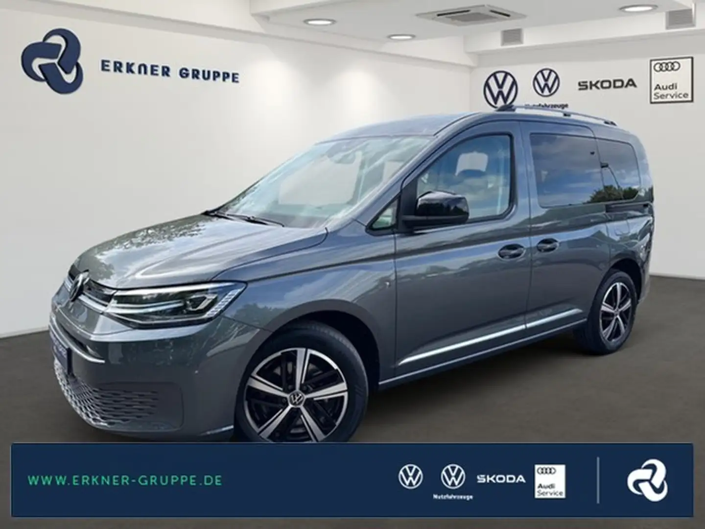 Volkswagen Caddy 1.5TSI DSG Style LED+NAVI+DIGI+LANE+++ Grau - 1