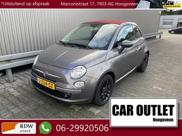 Fiat 500C 1.2 Lounge 165Dkm, Airco, LM & Nieuwe APK – Inruil