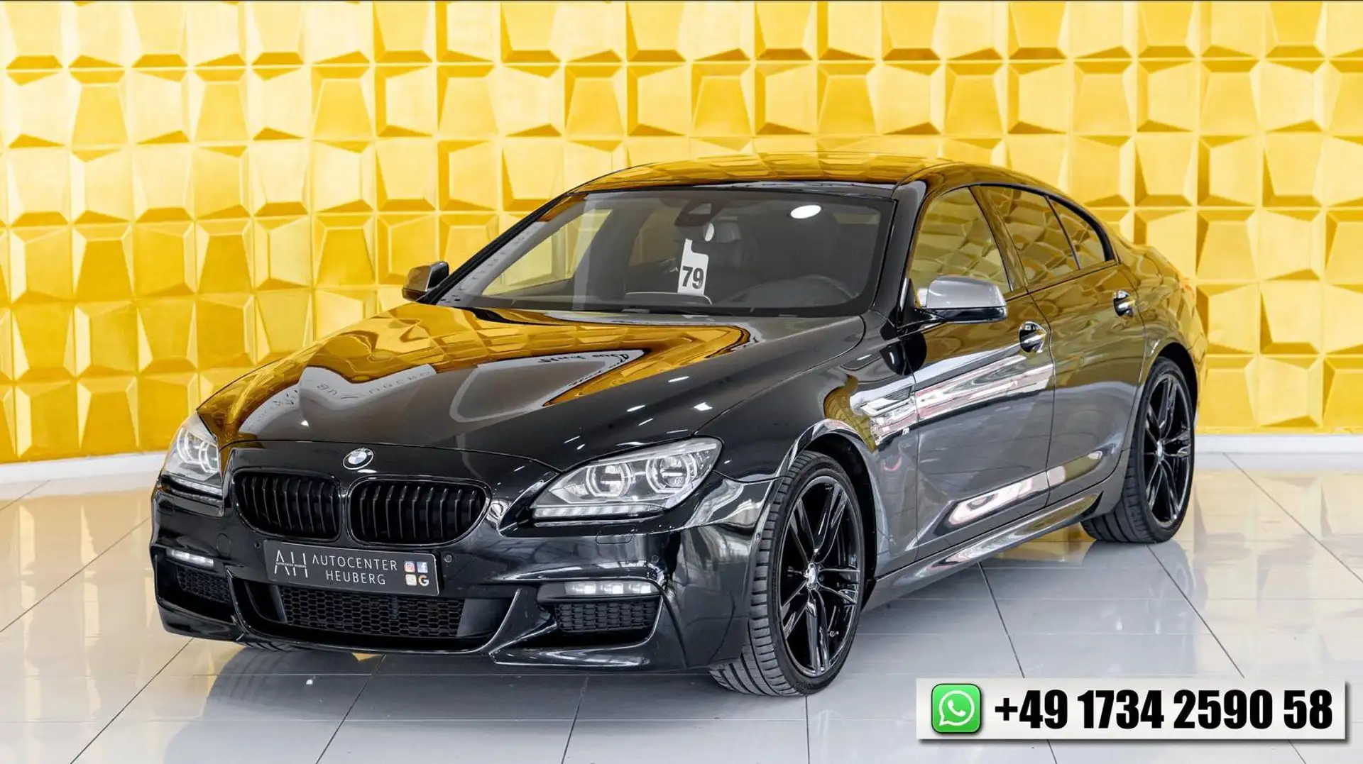 BMW 640 d M*360*HEAD UP*H&K*PANO Schwarz - 1