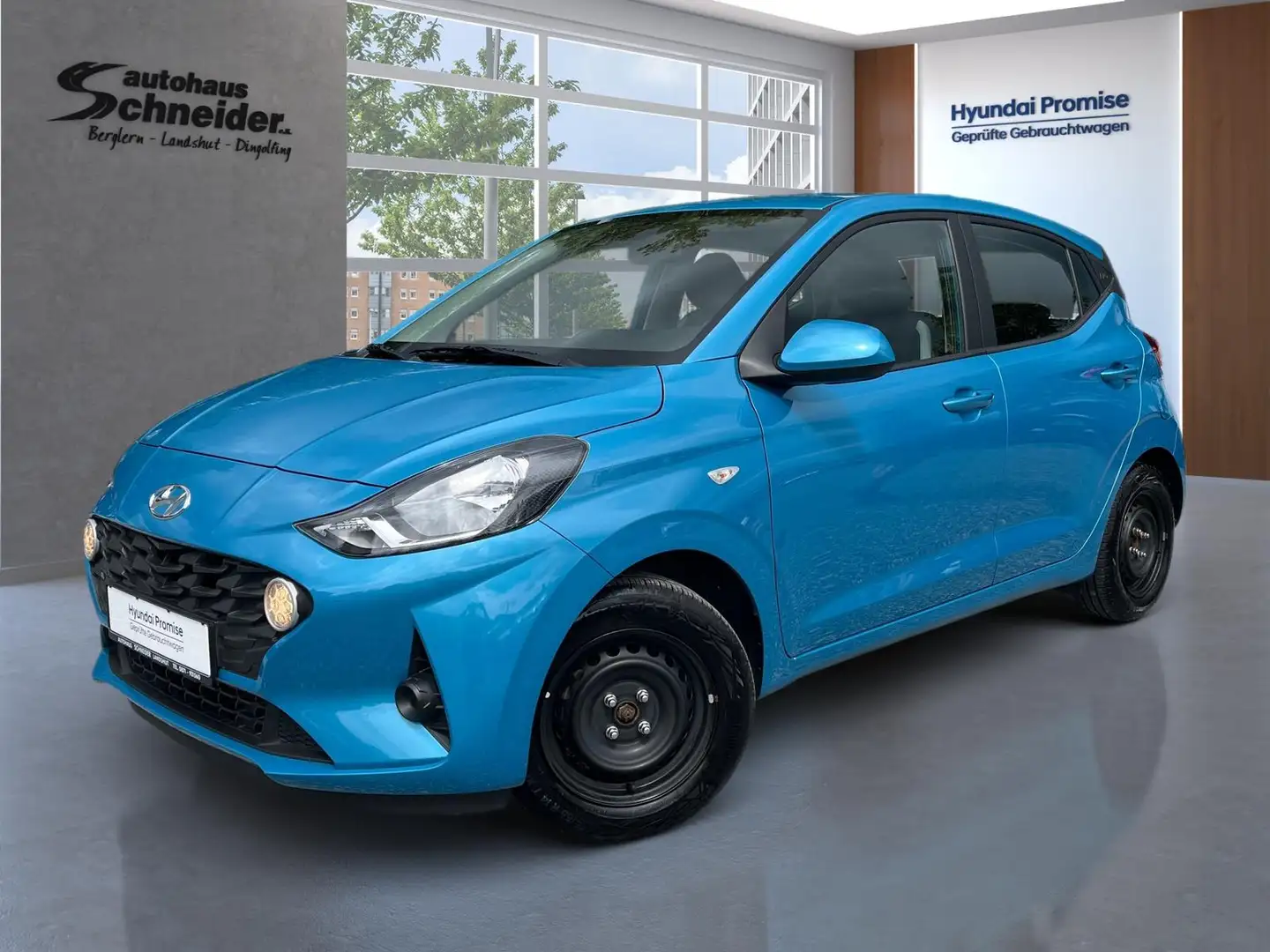 Hyundai i10 1.0 GDi 5M/T SELECT KLIMA/DAB+/SHZ/EINPARKHILFE Blau - 1