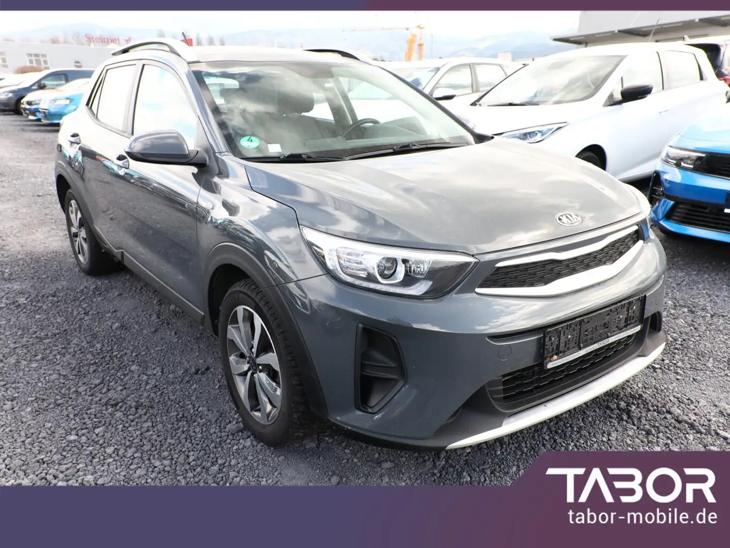 Kia Stonic 1.0 T-GDI 100 DCT SmartLink Kam SHZ PDC Grau - 2
