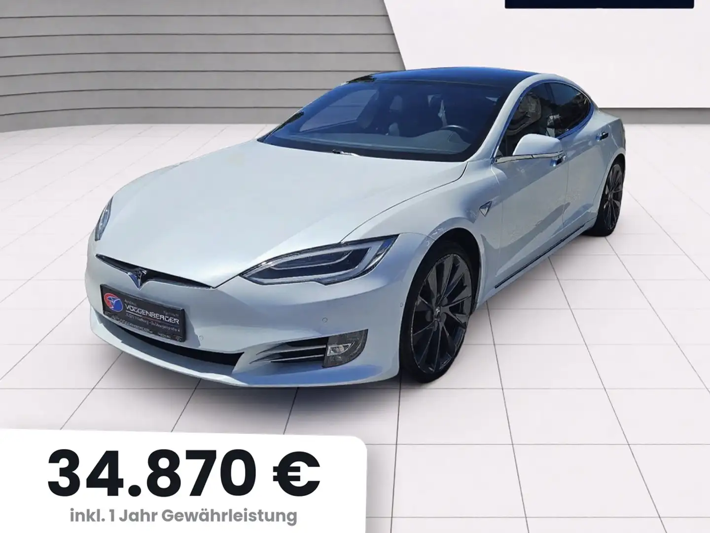 Tesla Model S Model S Raven Standard Range Dual Motor 75kWh Weiß - 1