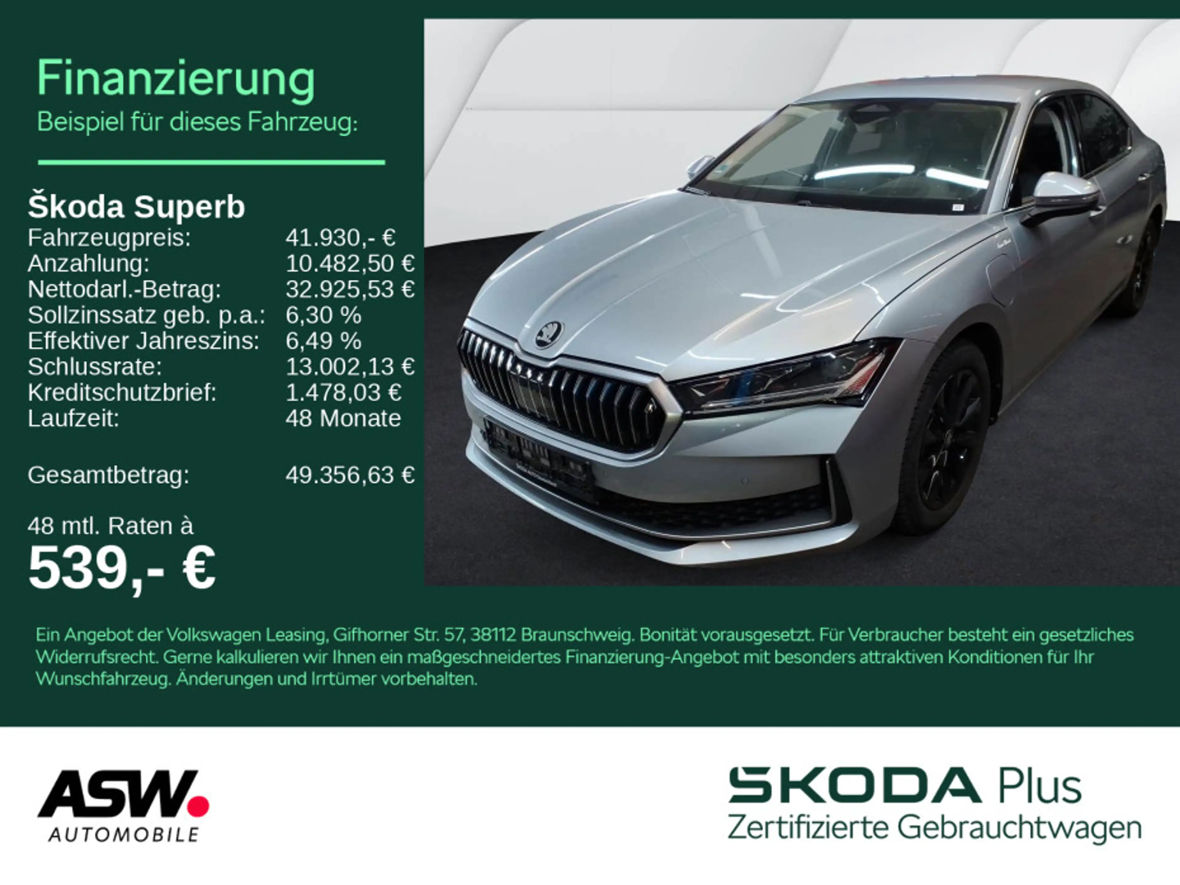Skoda Superb iV Limousine L&K 1.5TSI SHZ HUD RFK CANTO