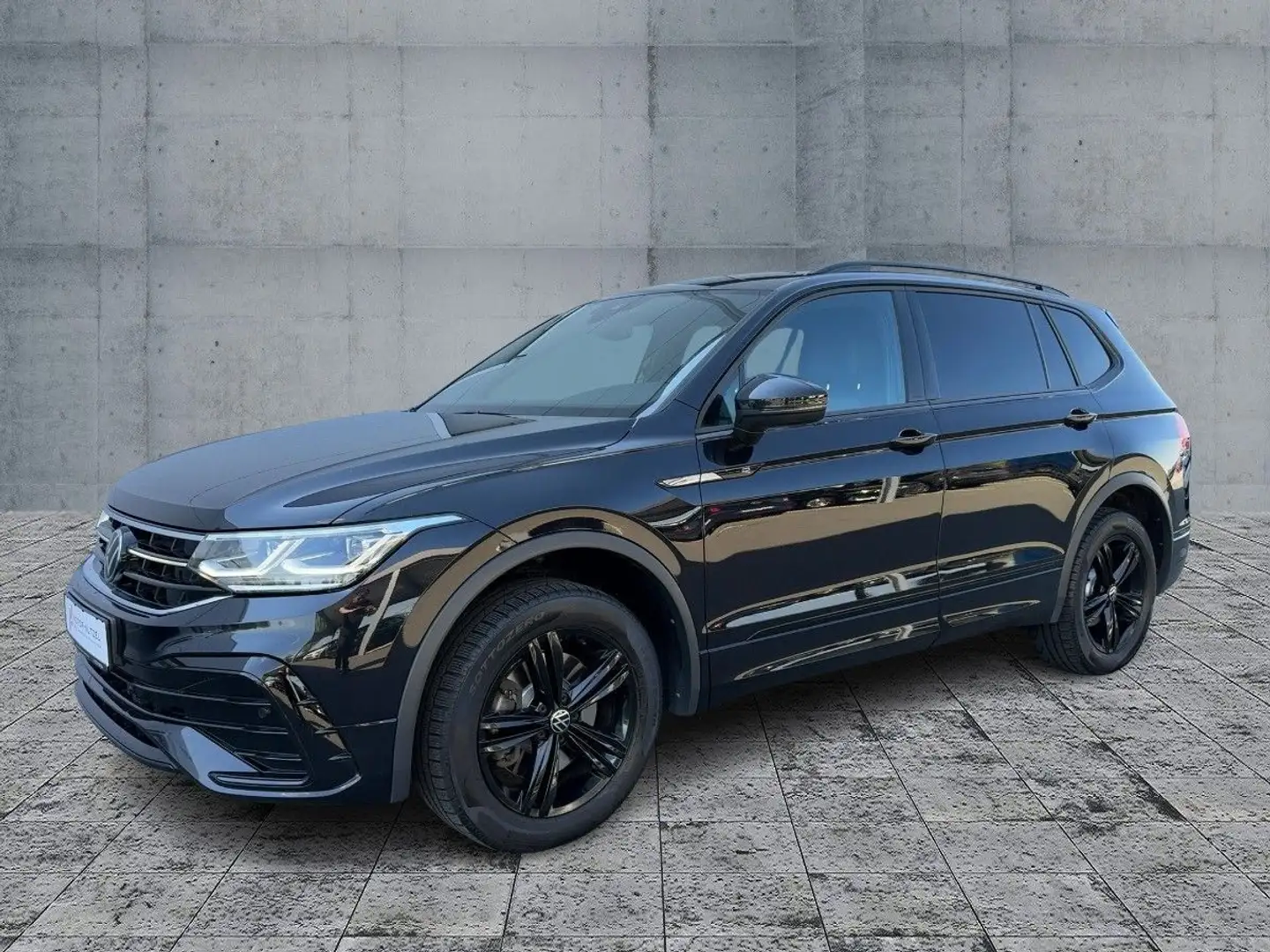 Volkswagen Tiguan Allspace 2.0 TDI 4M DSG R-LINE MATRIX+AHK Schwarz - 2