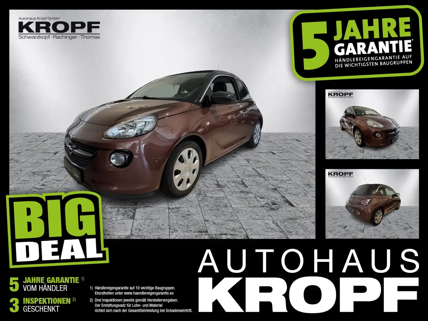 Opel Adam 1.4 Open Air 120 Jahre **Faltdach,LRH,SHZ** Braun - 1