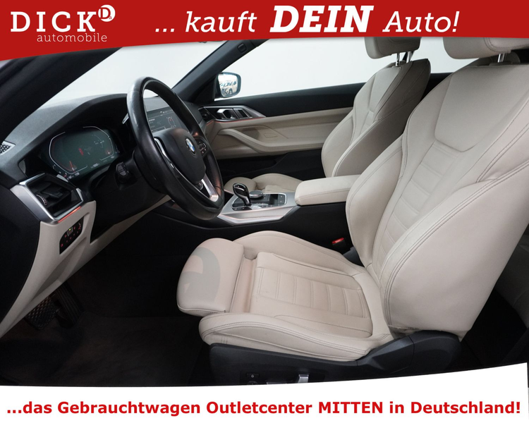BMW 420 d Aut Cabrio Sport LEDER+MEMO+VIRTU+KAM+STDHZ — photo 11