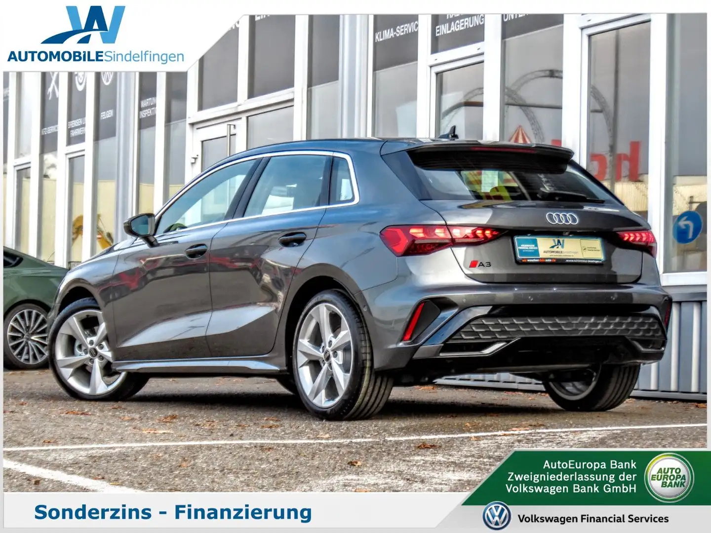 Audi A3 Sportback TFSI 110 kW 2x S line PANO MATRIX Gris - 2
