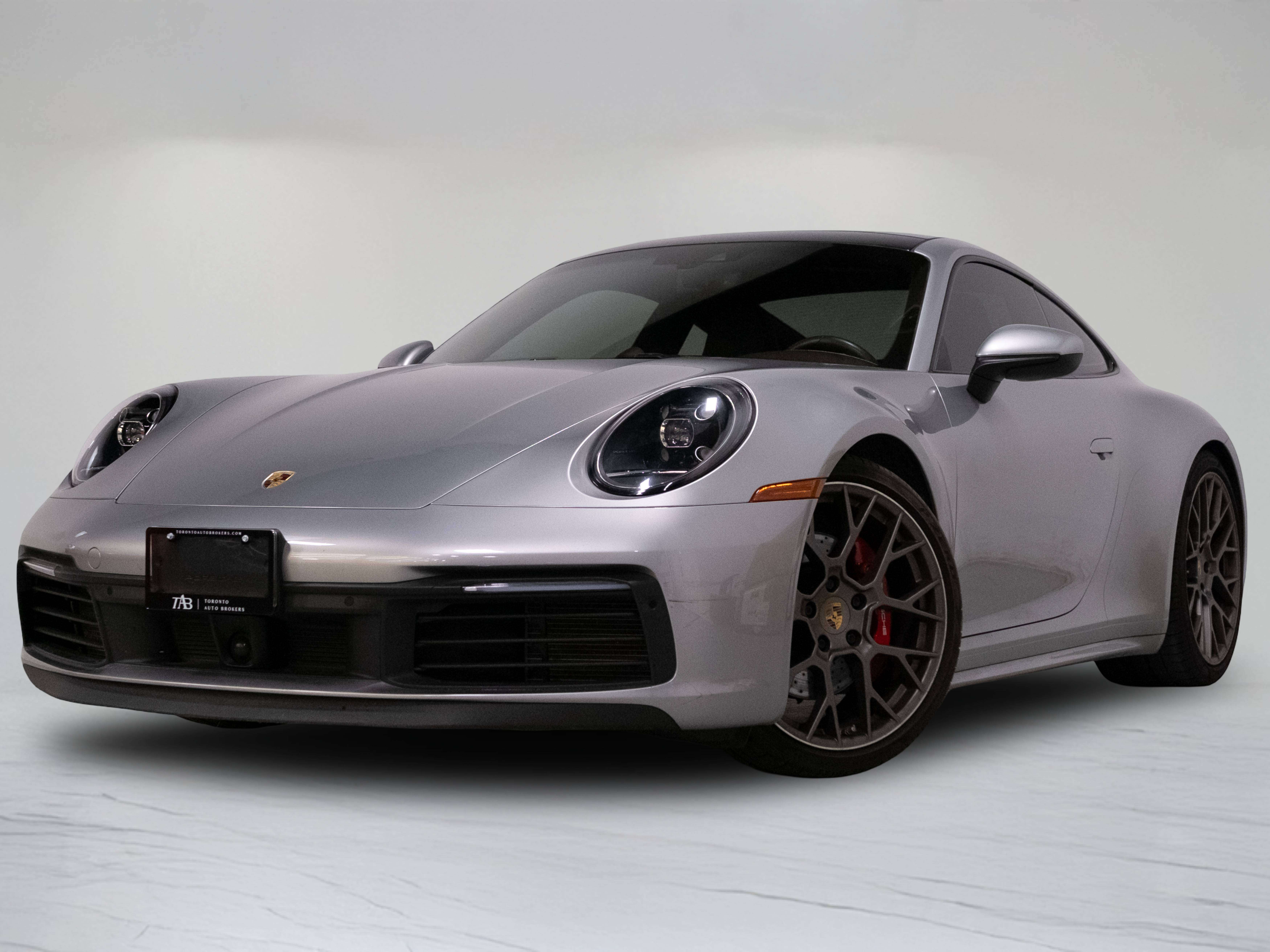 Silver 2020 Porsche 911 Coupe All-Wheel Drive 7-Speed Automatic