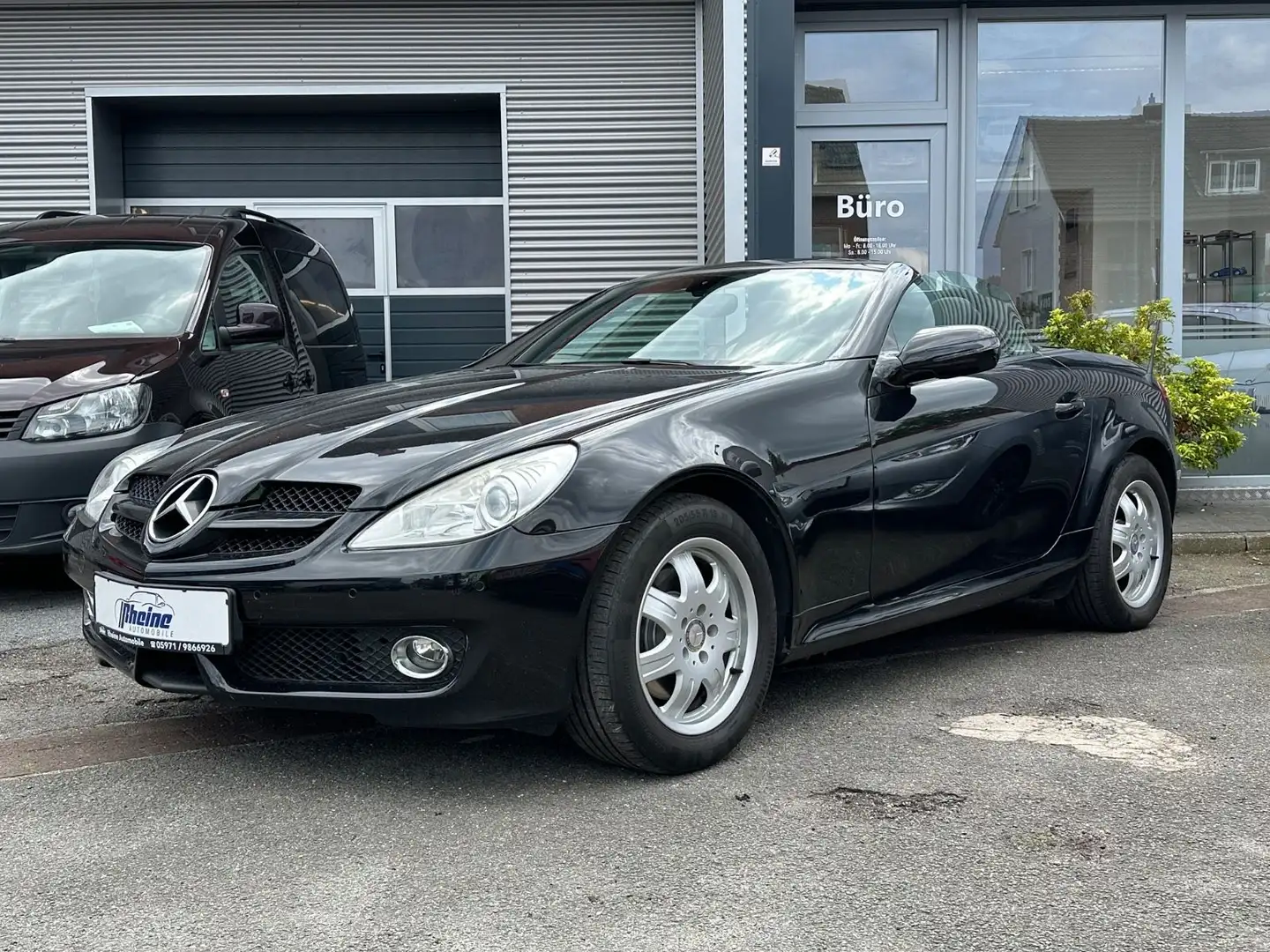 Mercedes-Benz SLK 200 Roadster Kompressor*LEDER*SHZ*PDC*RADIO* Zwart - 2