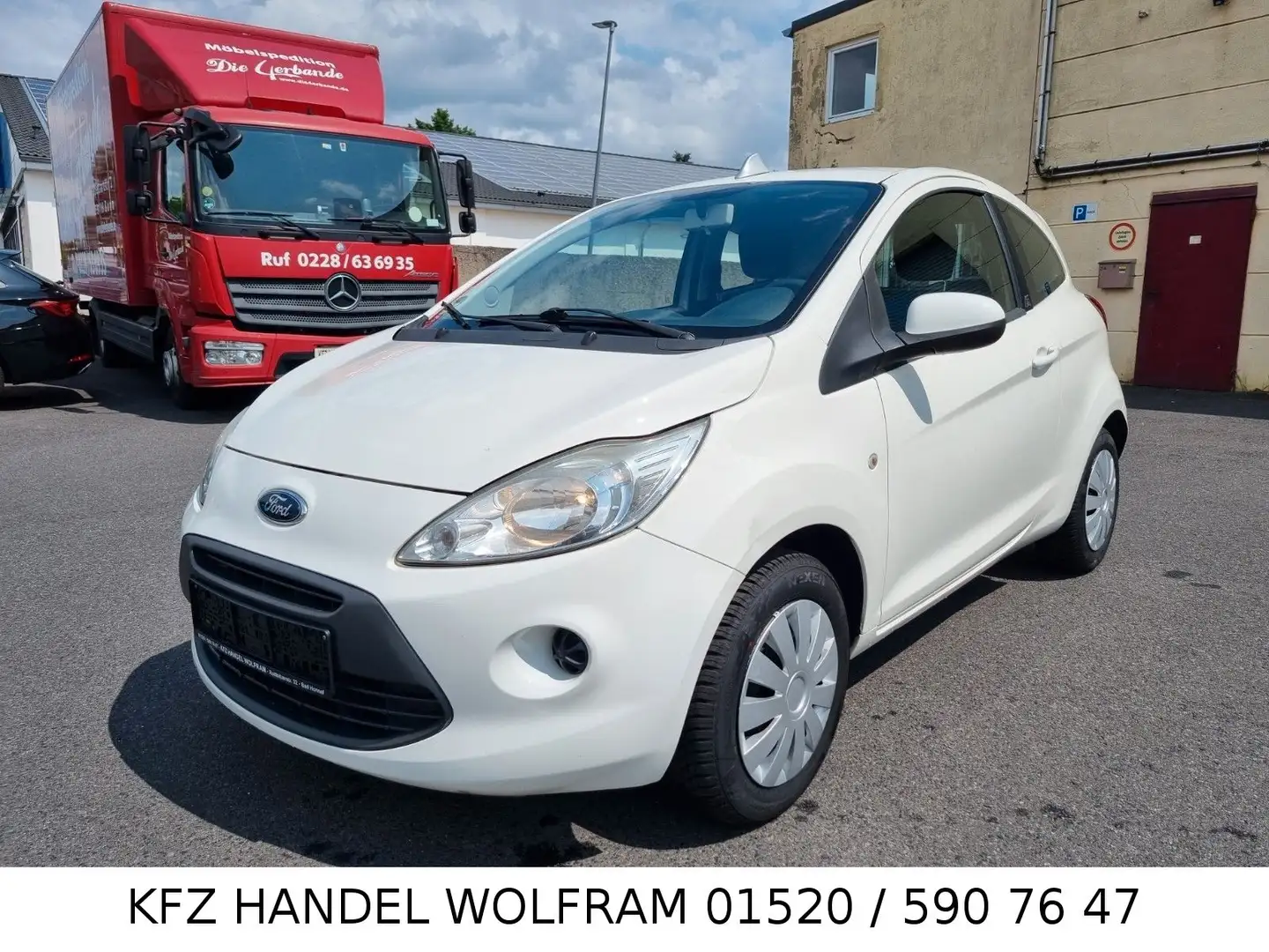 Ford Ka/Ka+ NUR 1 Halter NUR 106.500KM gelaufen NEUE ALLW Weiß - 1