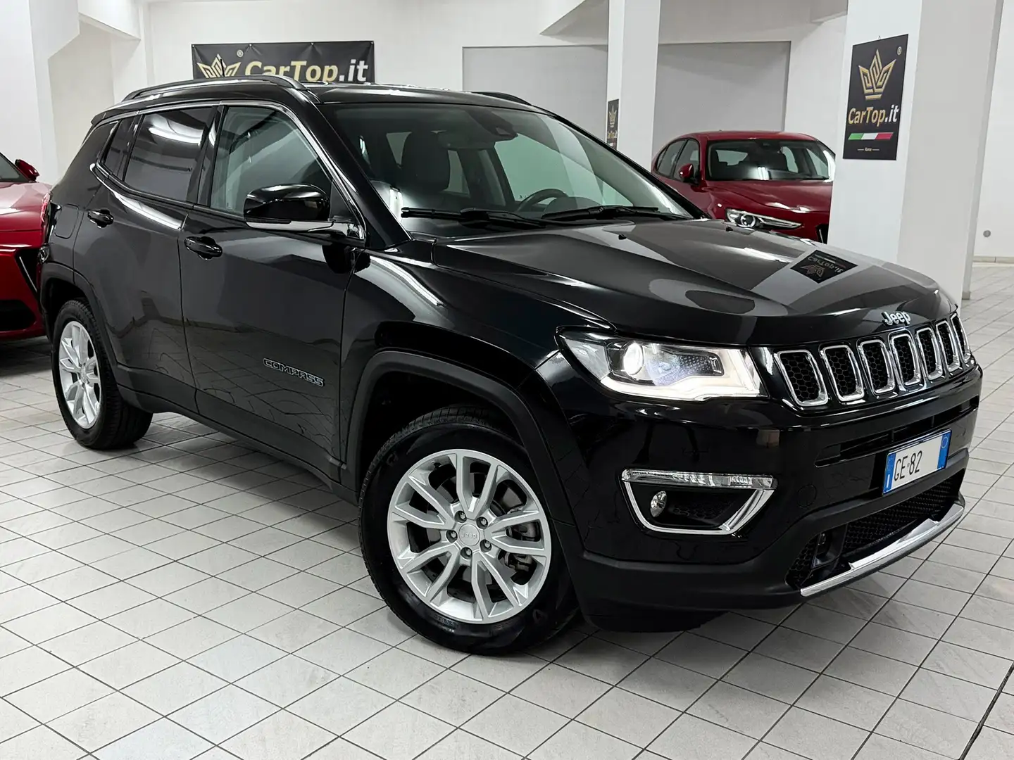 Jeep Compass 1.3 T4 PHEV LIMITED 4XE AT6 PELLE TOTALE SED. RISC Nero - 2
