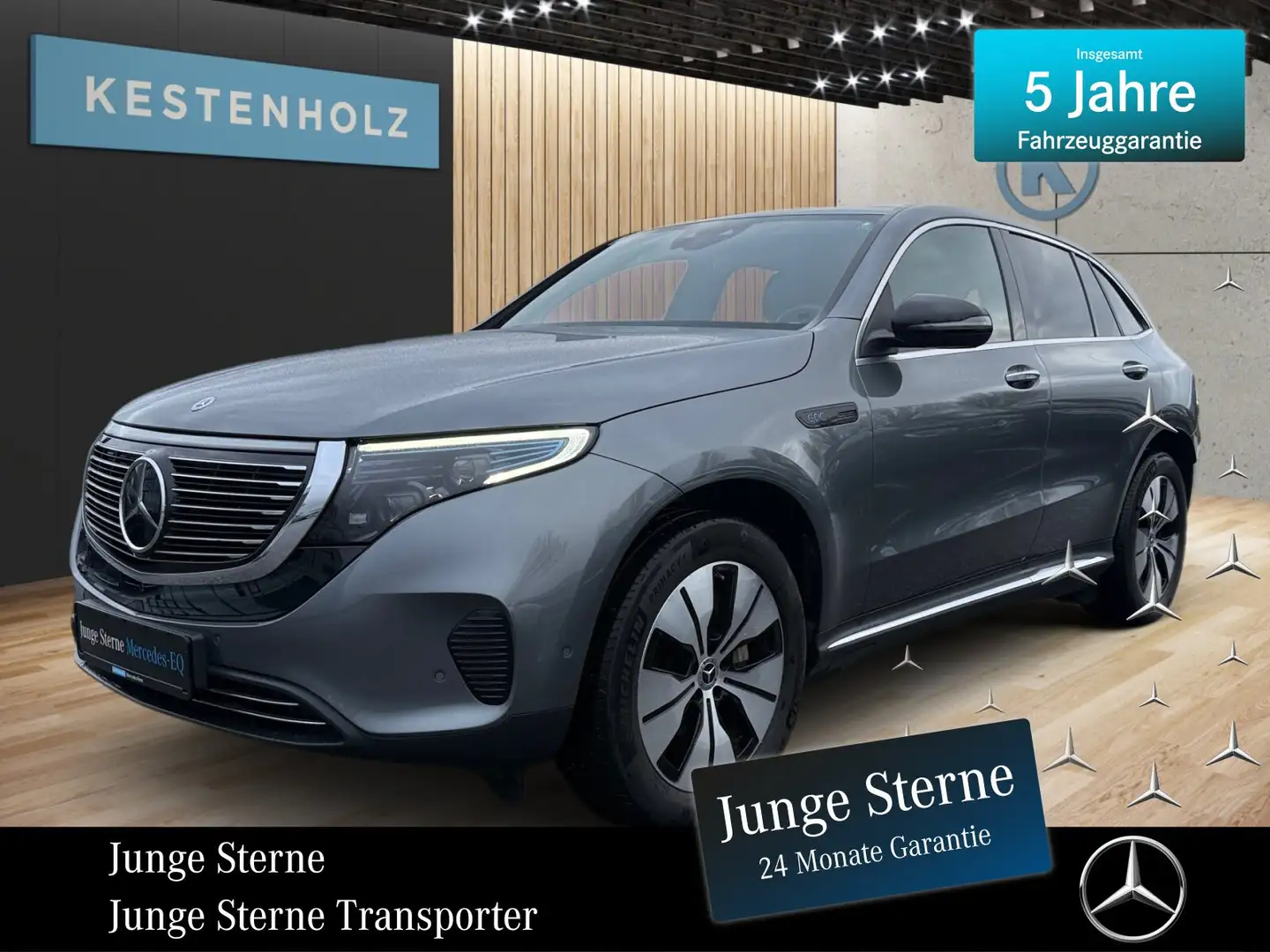Mercedes-Benz EQC 400 EQC 400 4MATIC *STHZ*KAMERA*BURMESTER*SDACH* Gris - 1