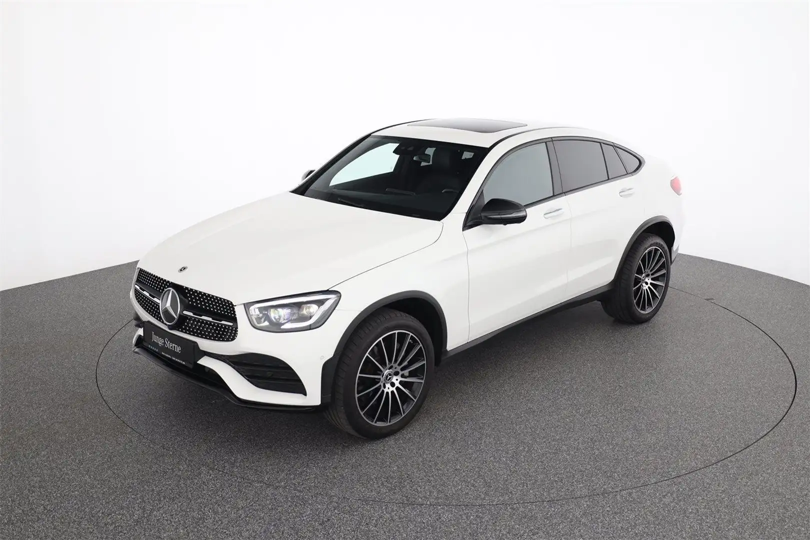 Mercedes-Benz GLC 300 de 4M Coupe AMG Line Premium AHK Weiß - 2